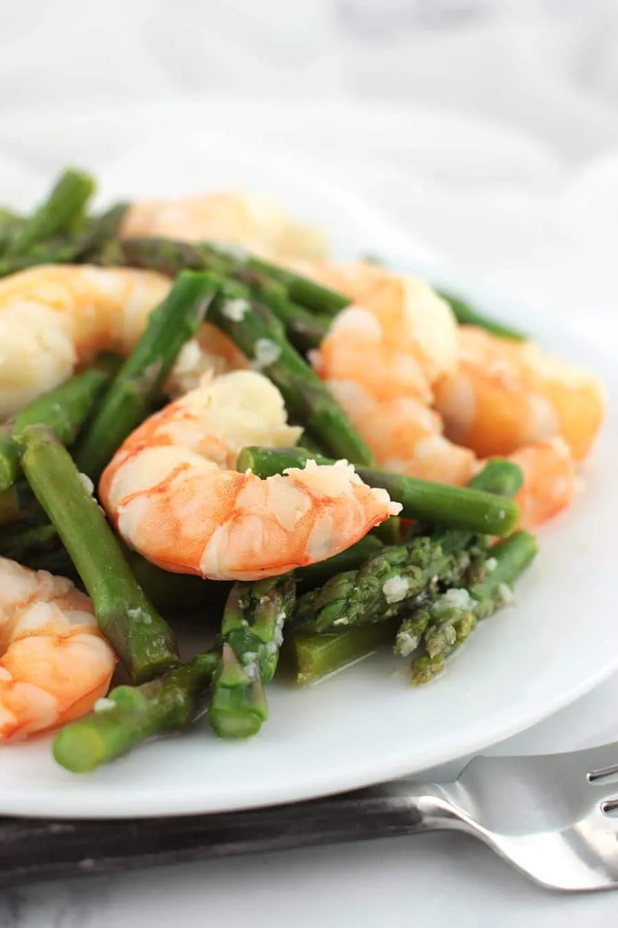 Shrimp and Asparagus Stir Fry with Lemon Sauce