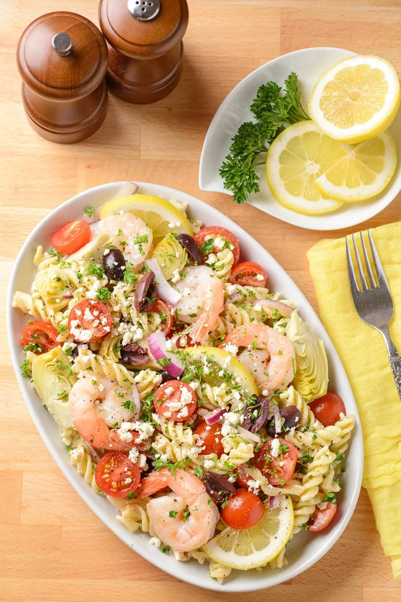 Shrimp and Fruit Pasta Salad