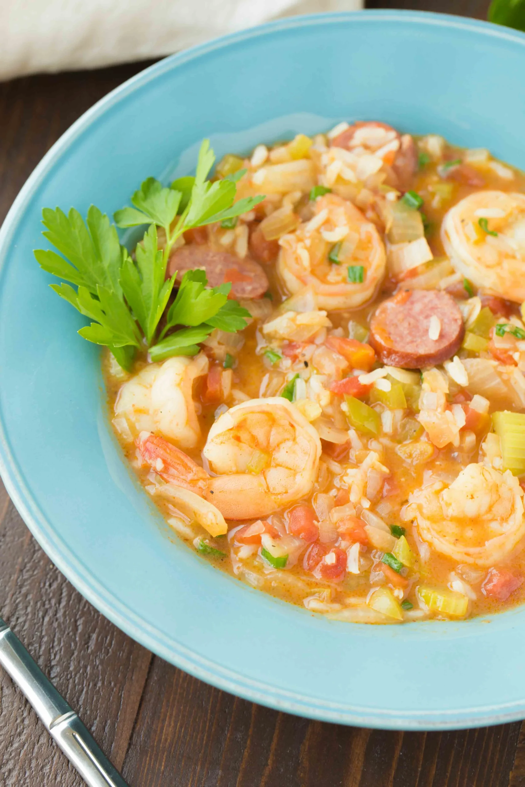 Shrimp and Sausage Gumbo Casserole