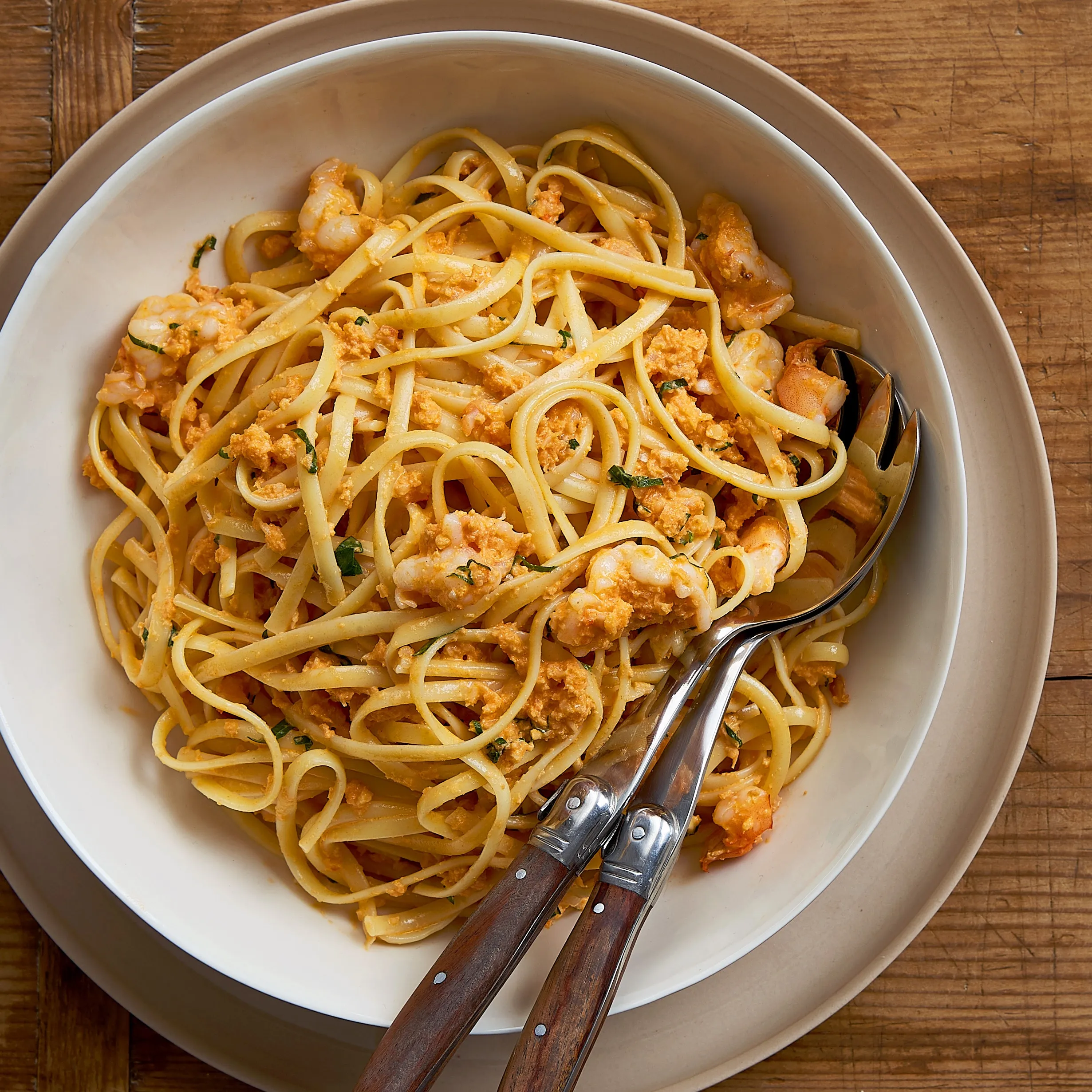 Shrimp in Pink Sauce