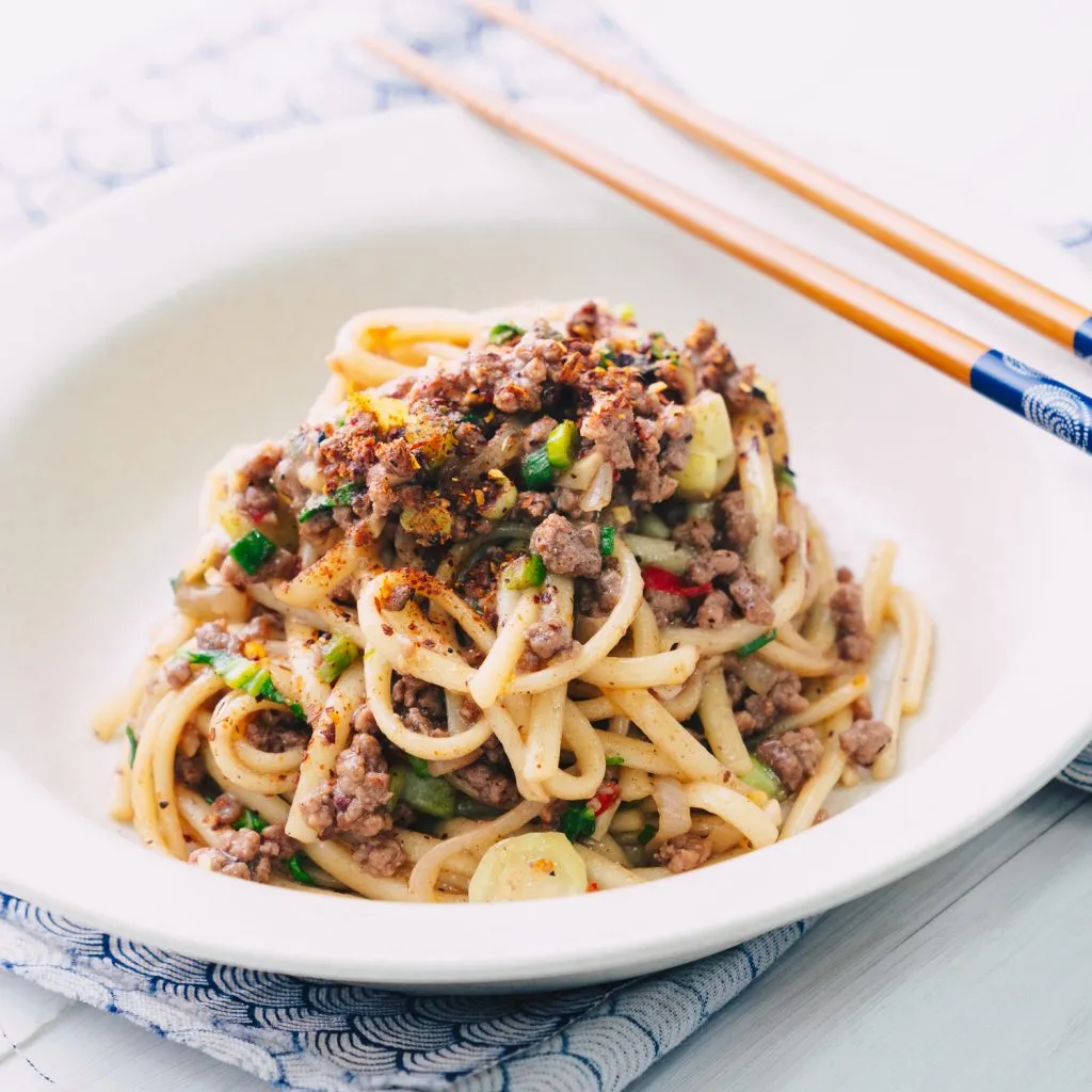Sichuan Meat Sauce Noodles