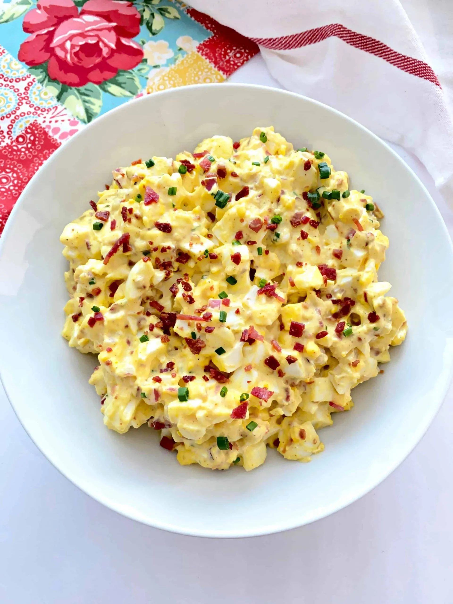 Simple Deviled Egg Salad