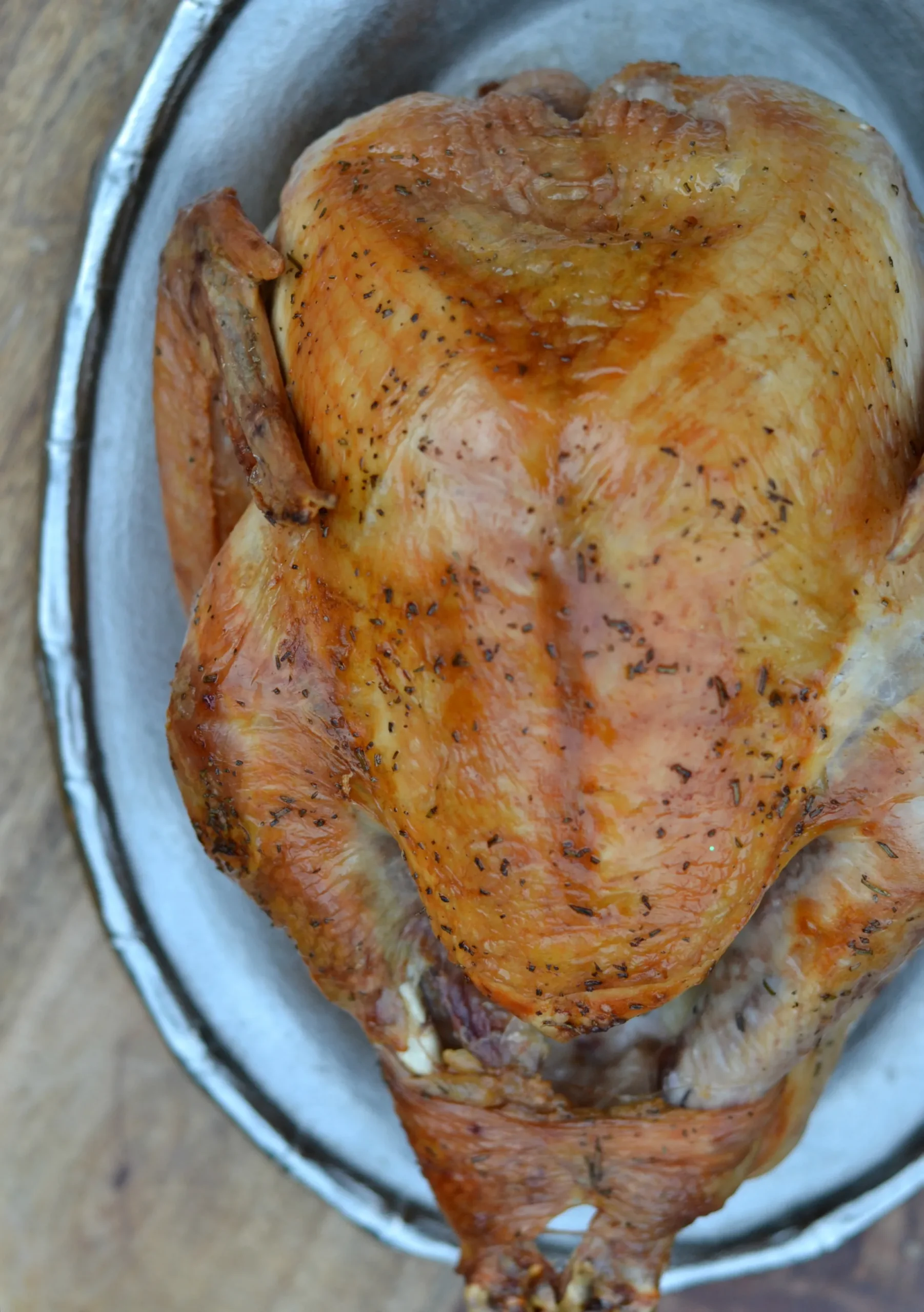 Simple Dry Brined Roast Turkey