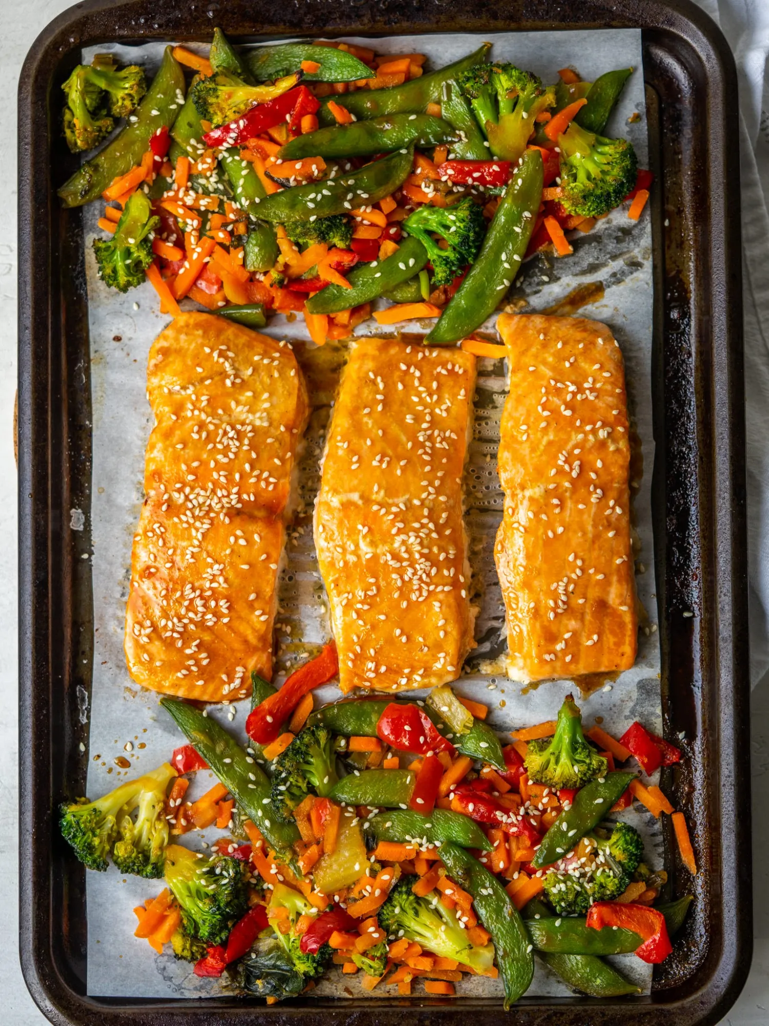 Simple Sheet Pan Salmon