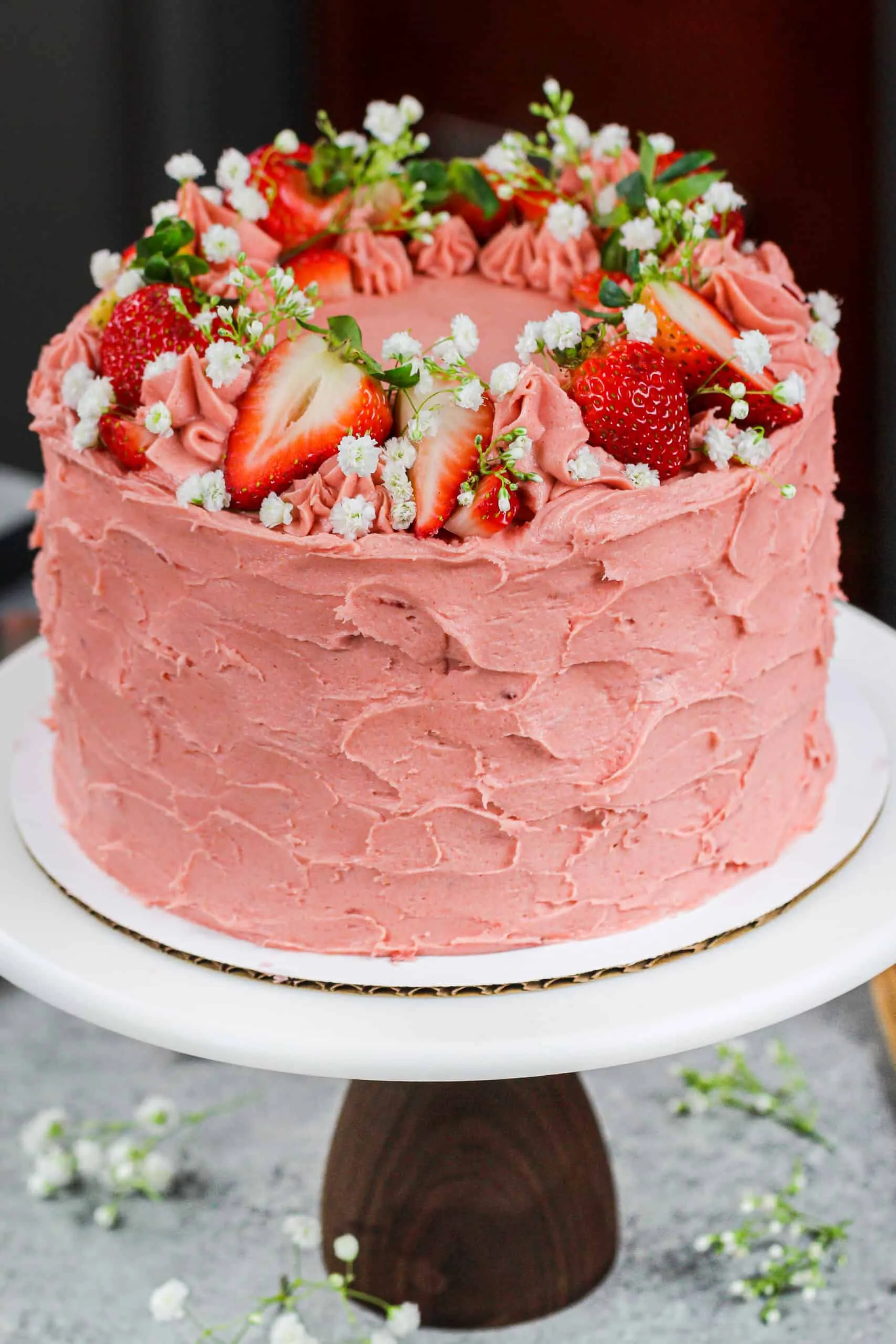 Simply Delicious Strawberry Cake
