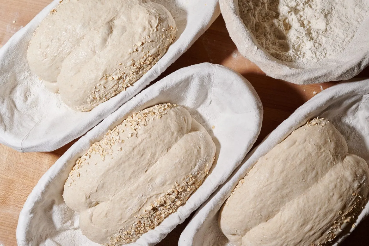 Single Proofing Sticky Dough Bread