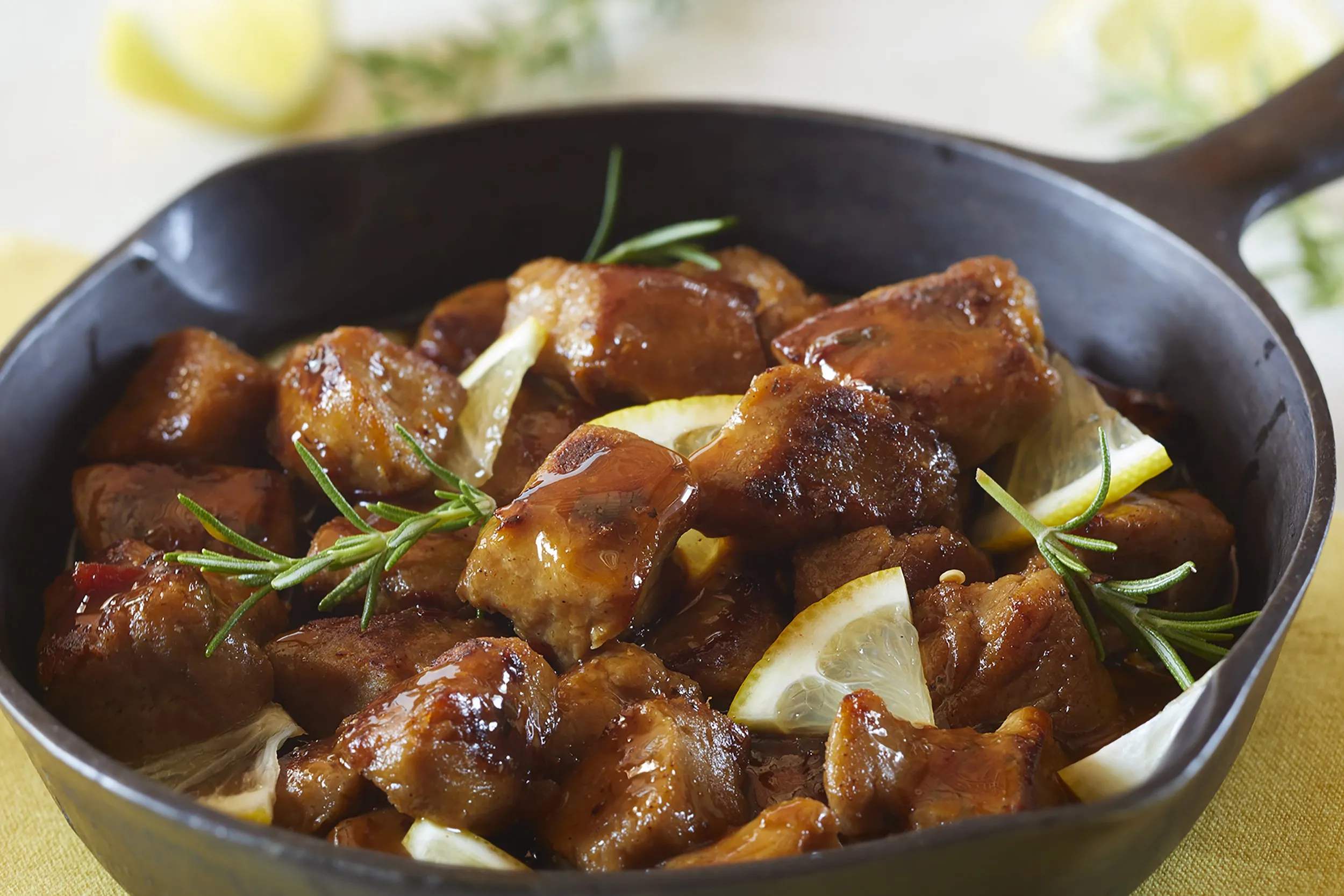 Skillet Seitan Bulgur Fennel Olives