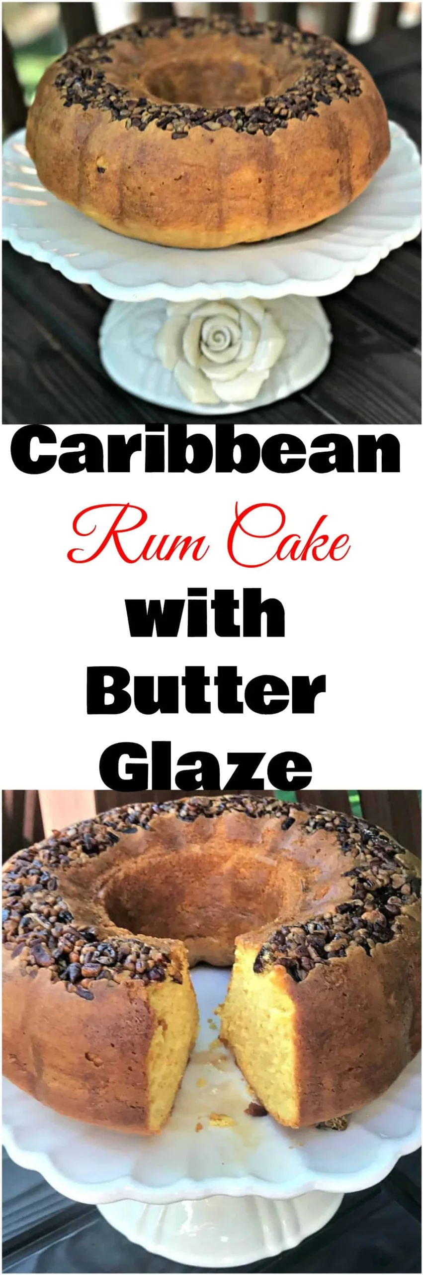 Skinny Lightened Up Rum Cake