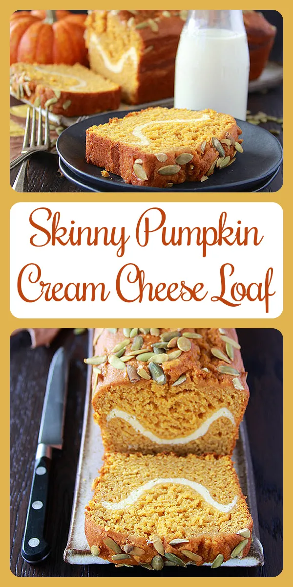 Skinny Pumpkin Cream Cheese Mini Loaves