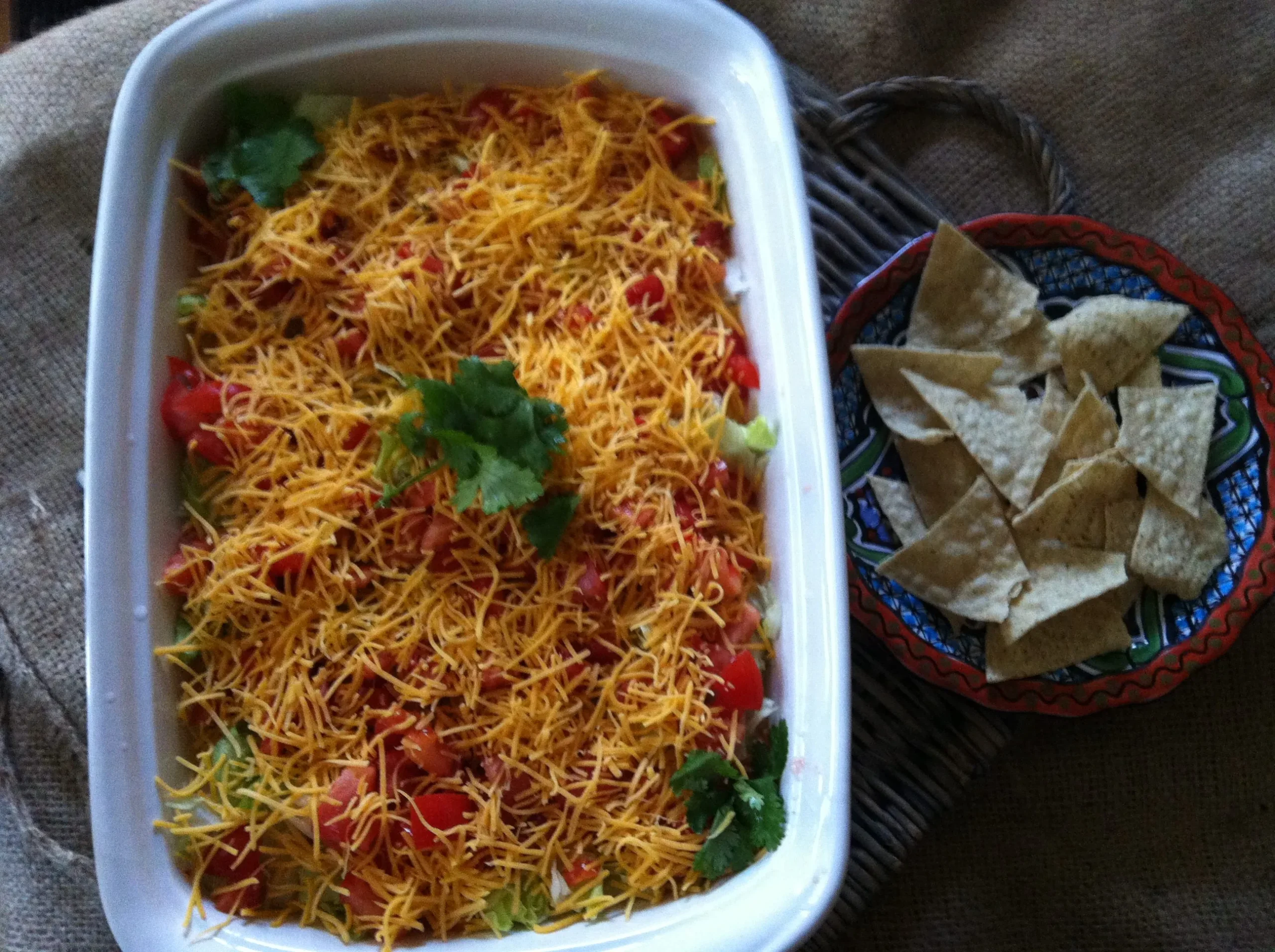 Skinny Seven Layer Dip