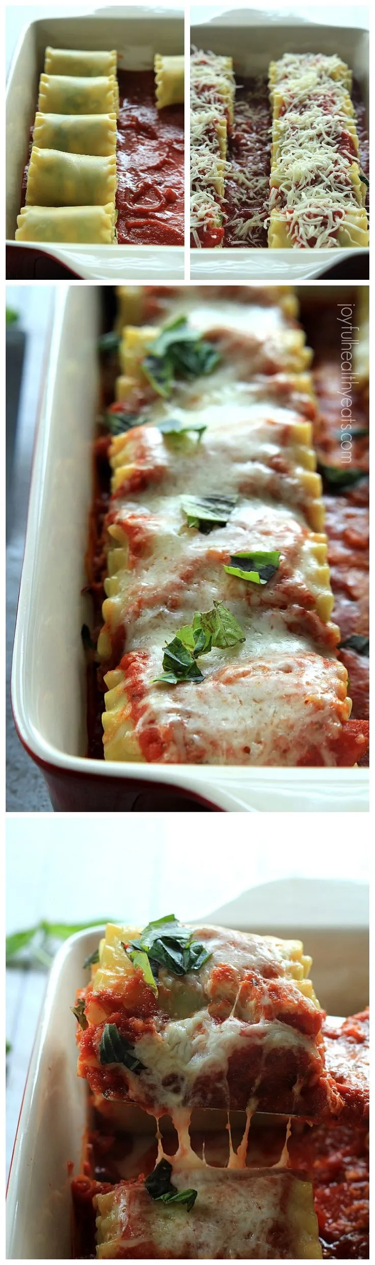 Skinny Vegetable Lasagna Rolls