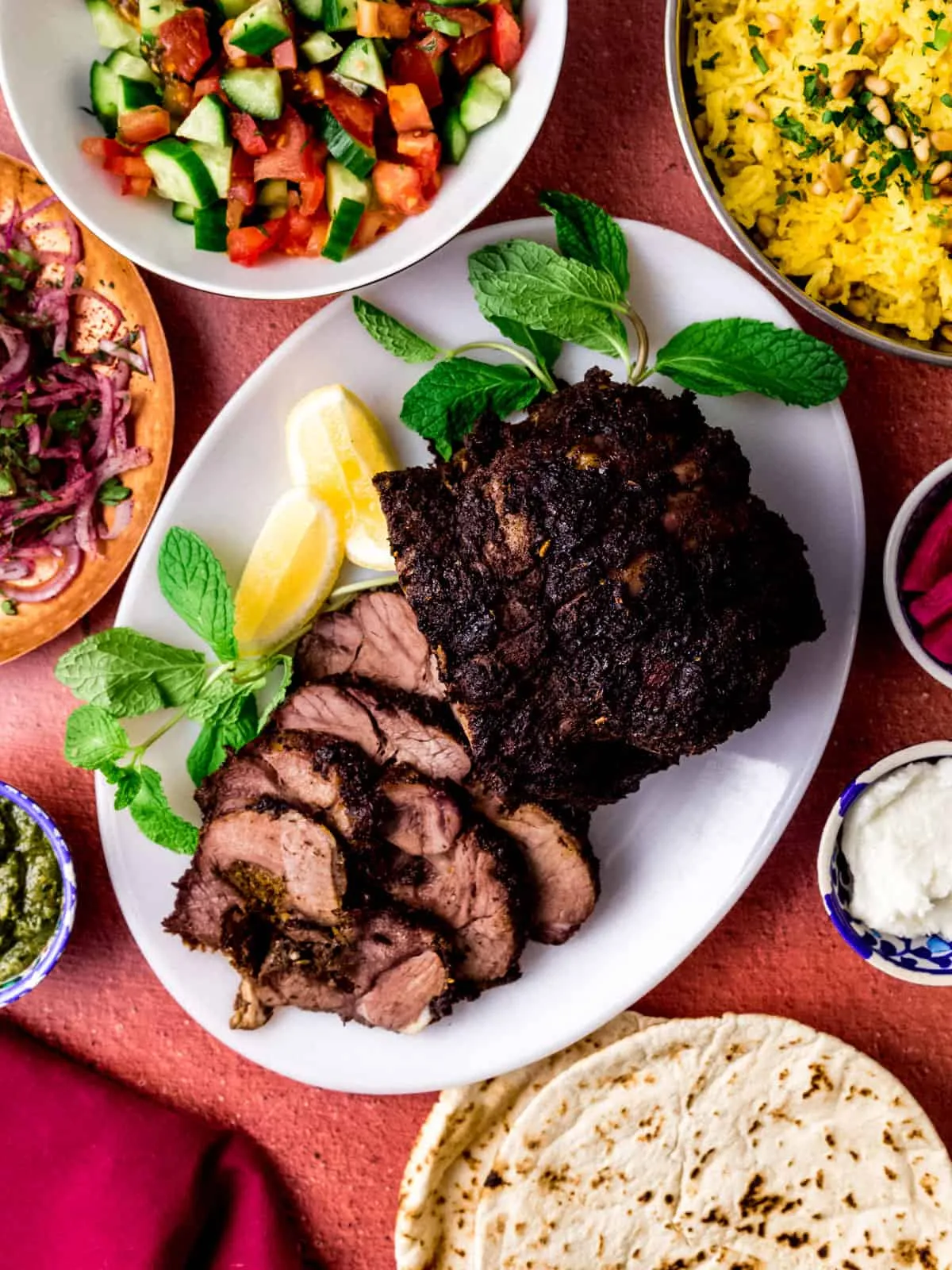 Slow Cooked Lamb Shawarma