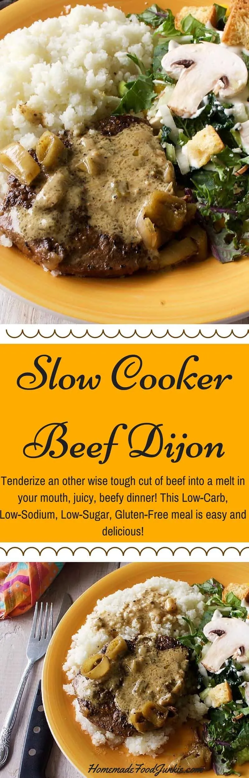 Slow Cooker Beef Dijon
