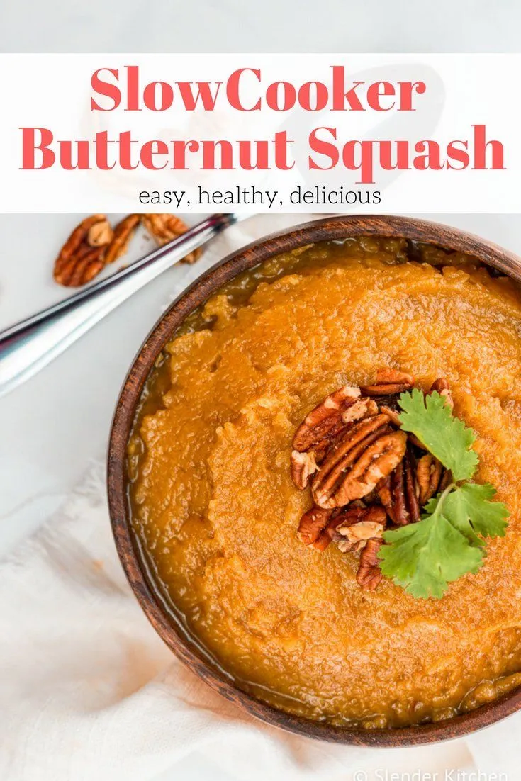 Slow Cooker Brown Sugar Butternut Squash