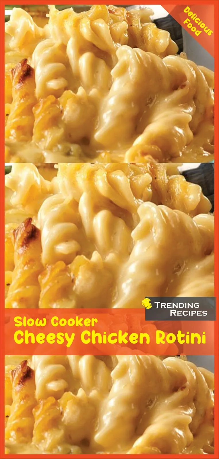 Slow Cooker Cheesy Chicken Rotini