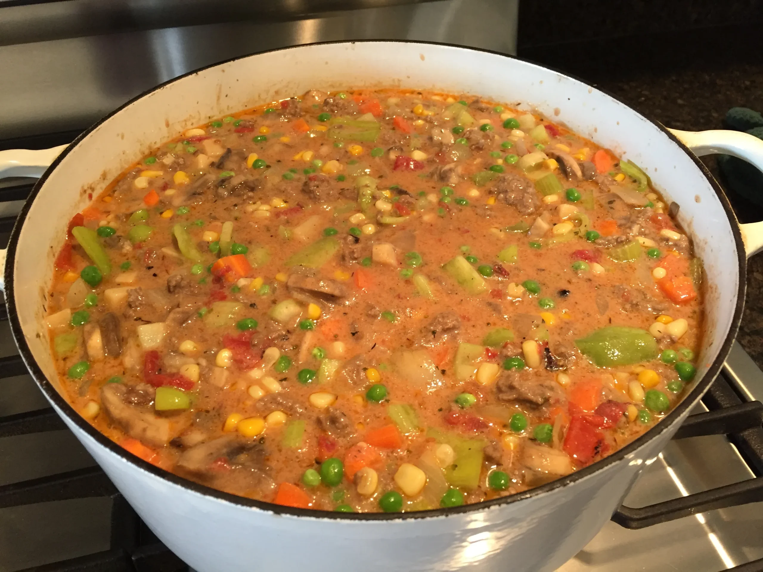 Slow Cooker Ground Beef Stew