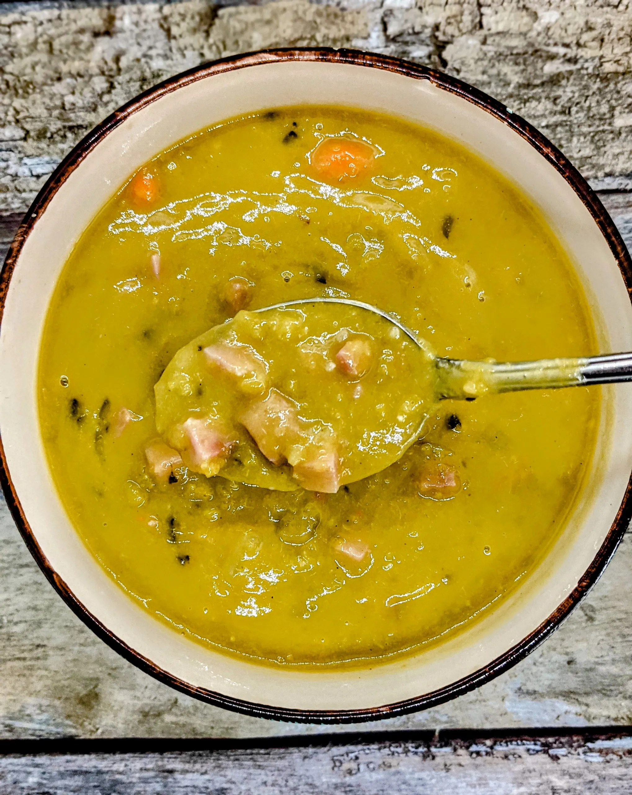 Slow Cooker Ham Soup