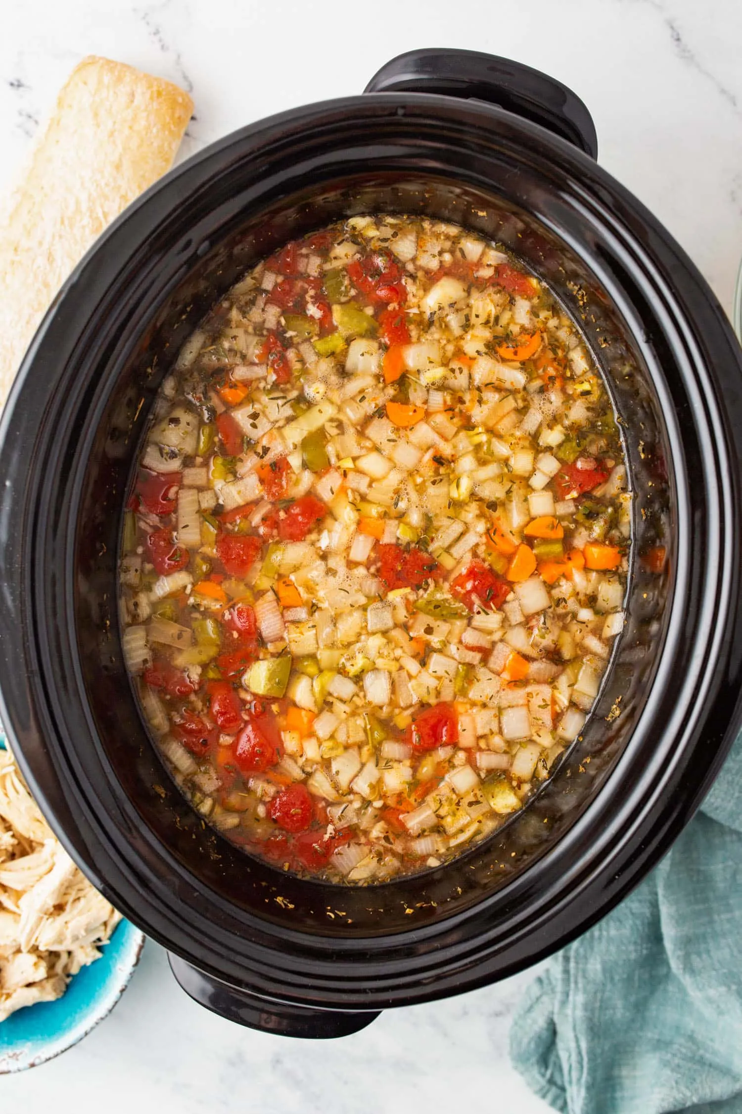 Slow Cooker Italian Chicken Soup