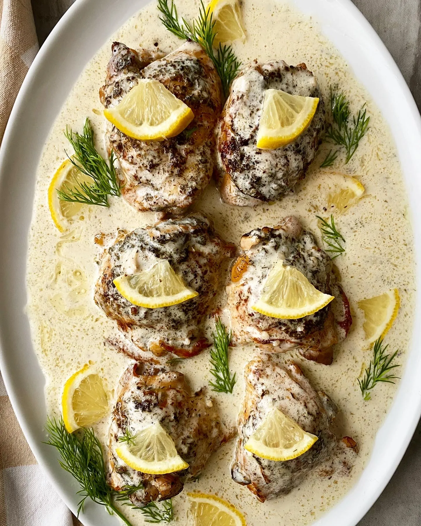 Slow Cooker Lemon Dill Chicken and Rice