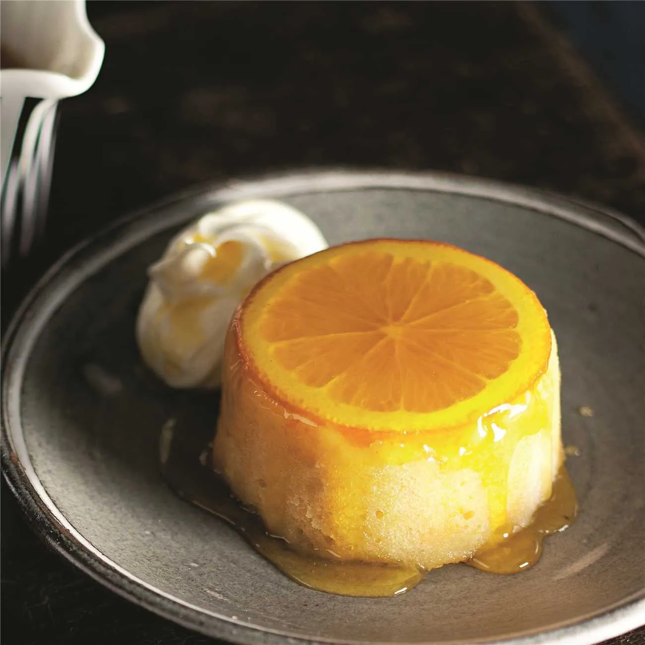 Slow Cooker Orange and Almond Steamed Pudding