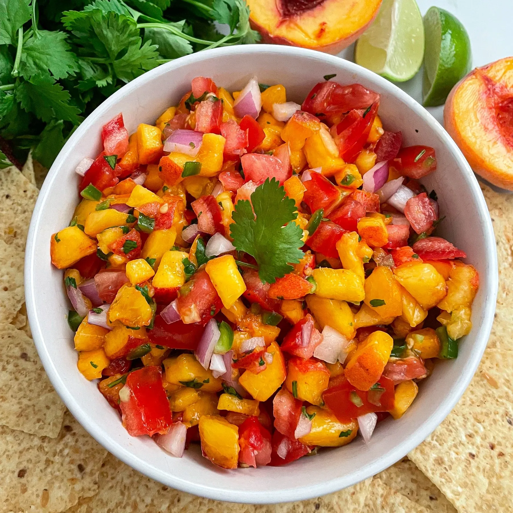 Slow Cooker Peach Salsa