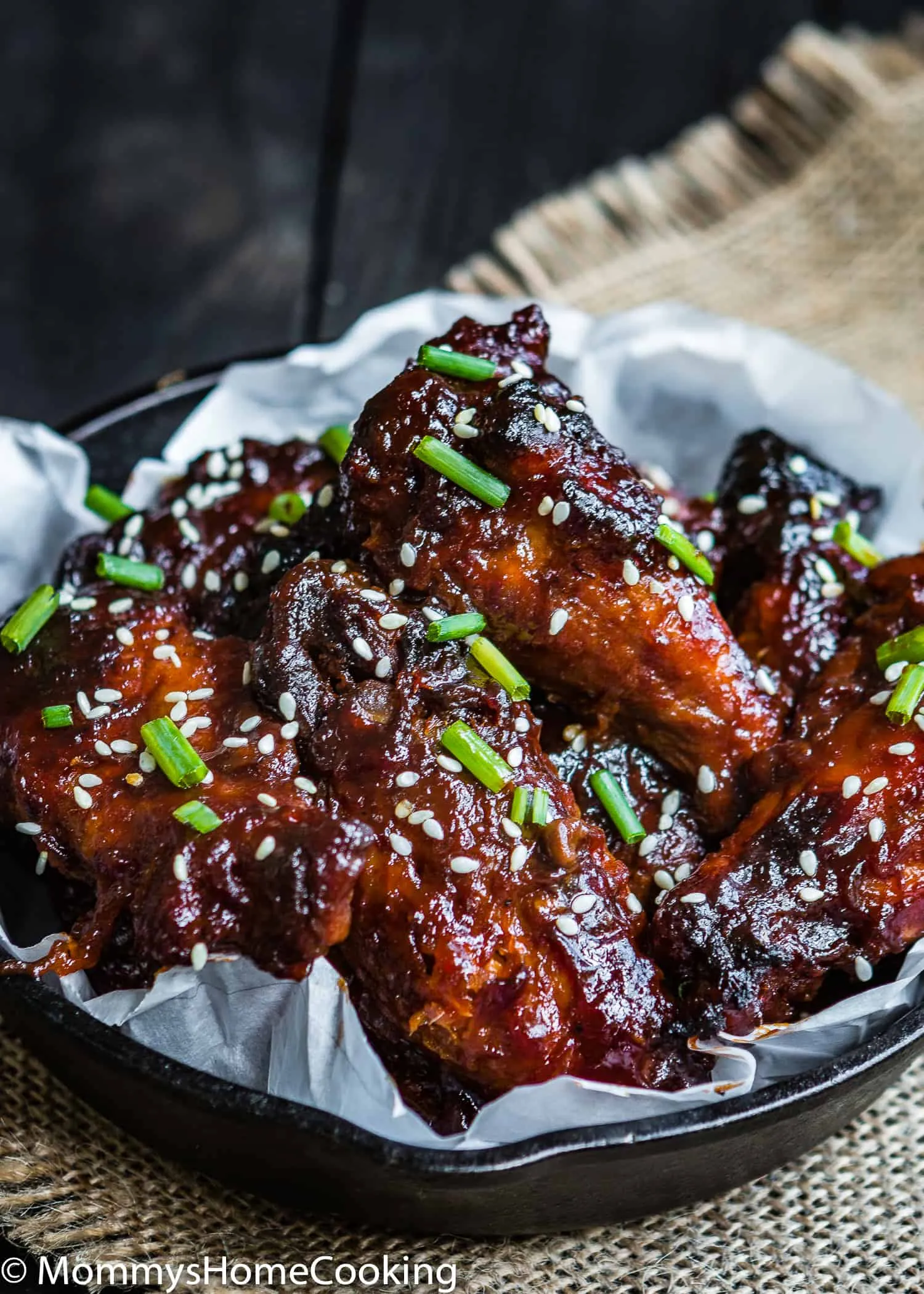 Slow Cooker Pineapple Barbecue Chicken Wings