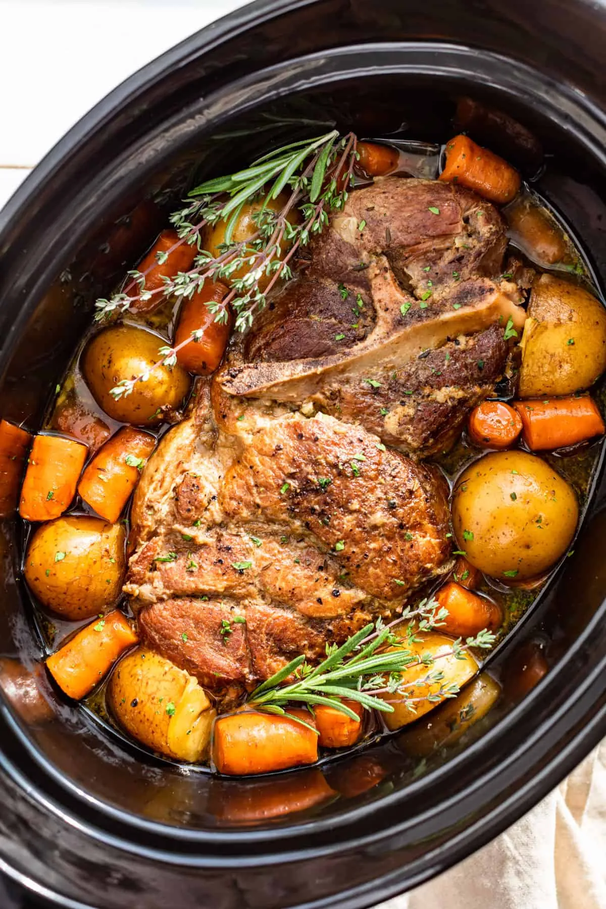 Slow Cooker Pork Roast and Gravy