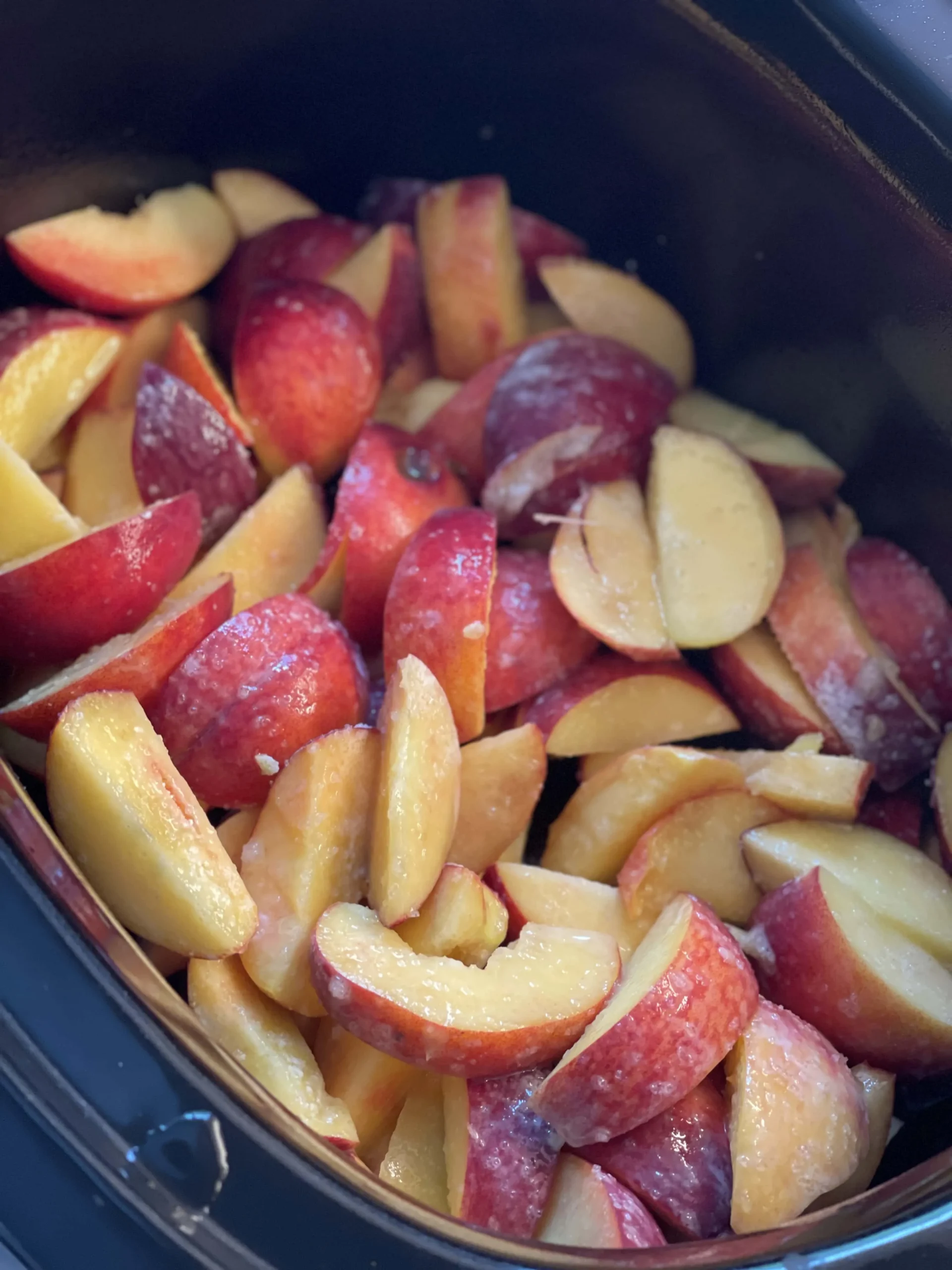 Slow Cooker Sweet Peaches