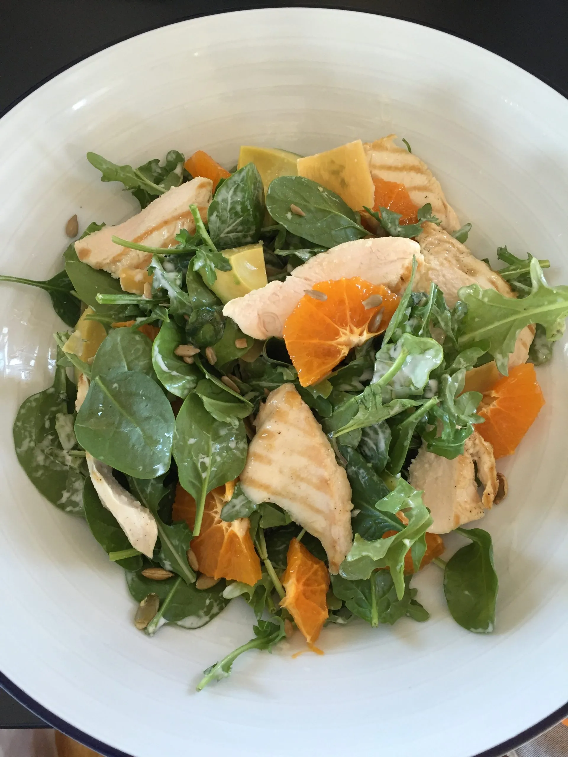 Smoked Trout Avocado and Orange Salad