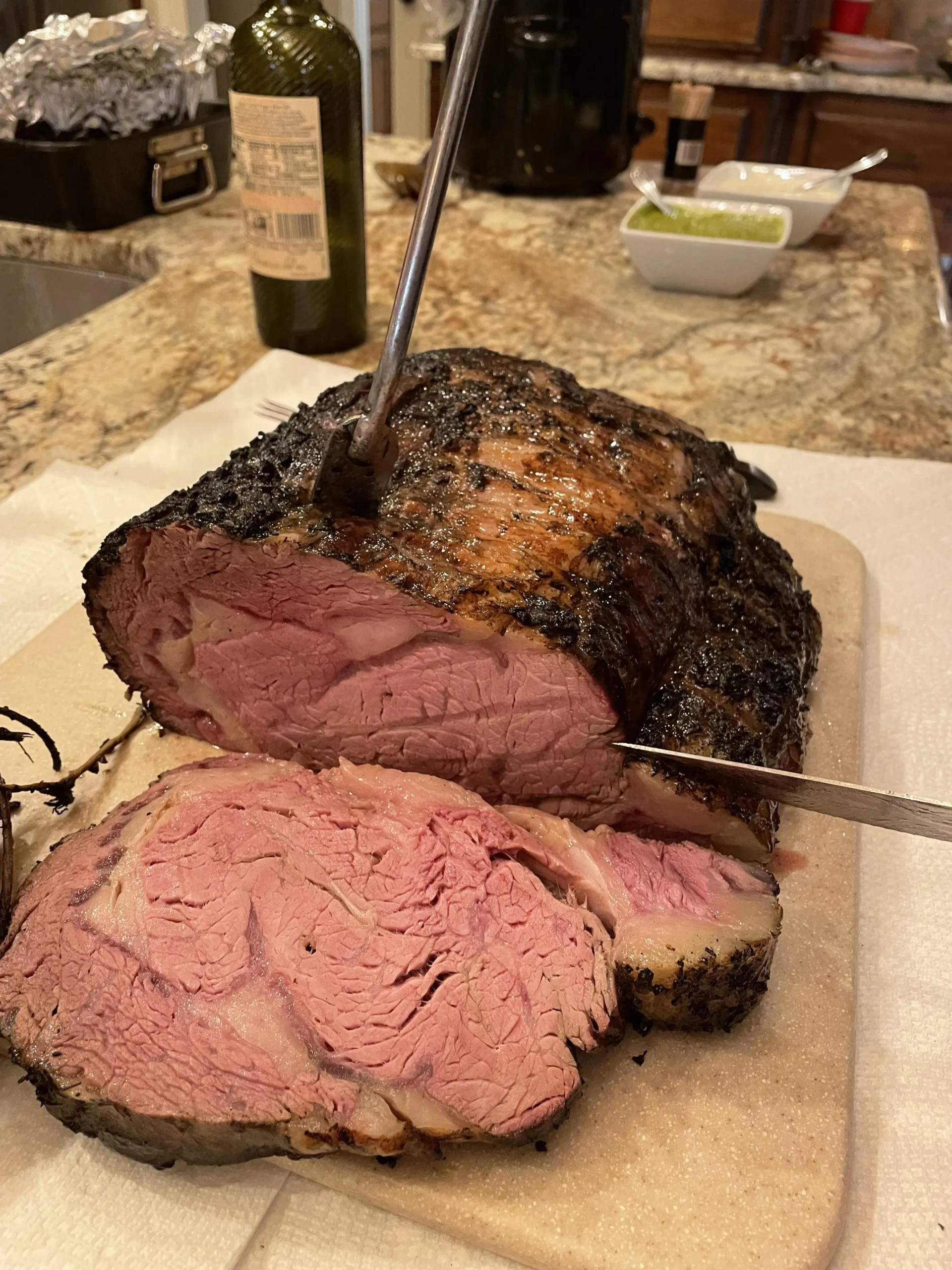 Smoked and Seared Prime Rib