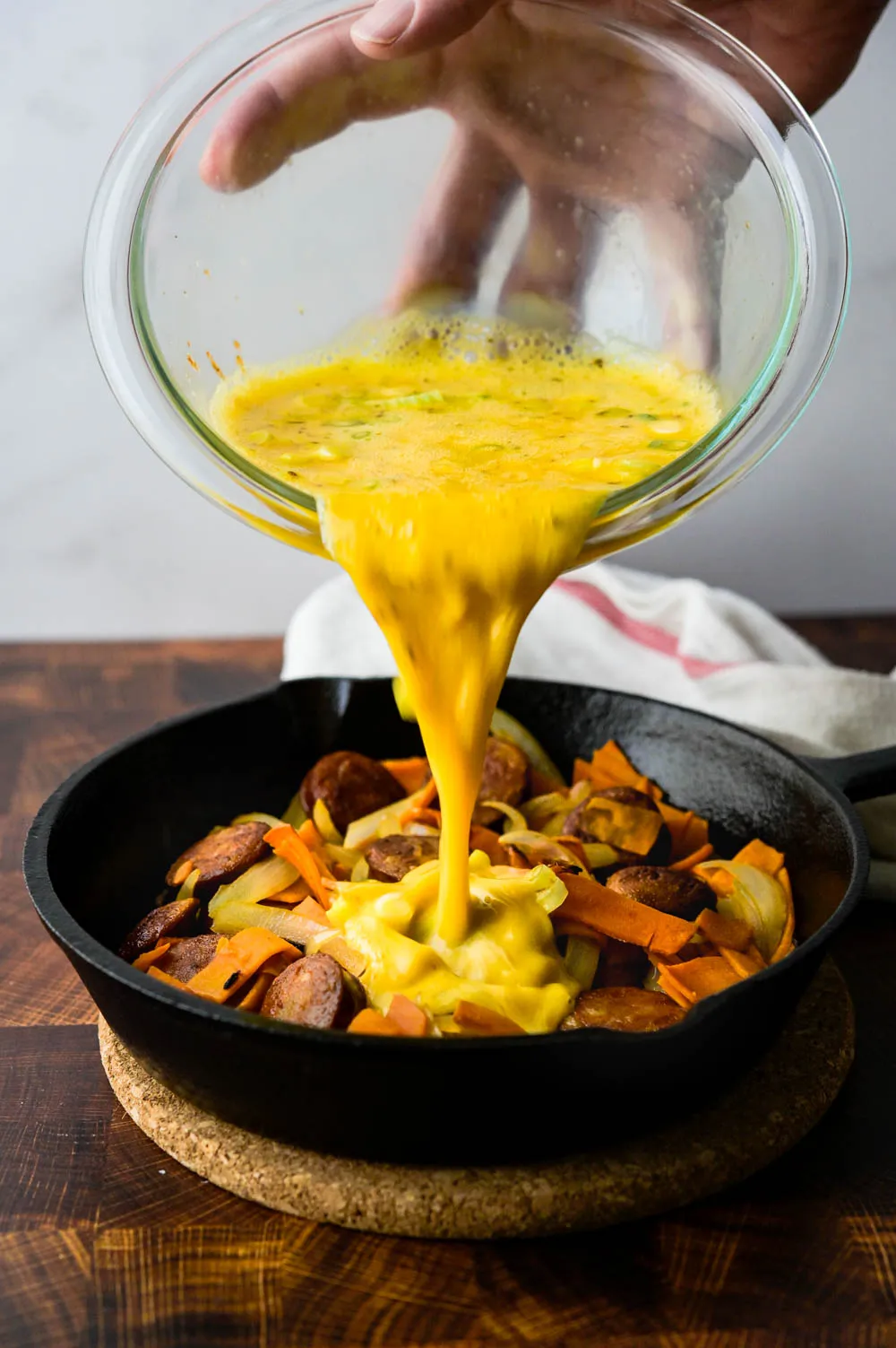 Smokey Andouille Sausage Frittata