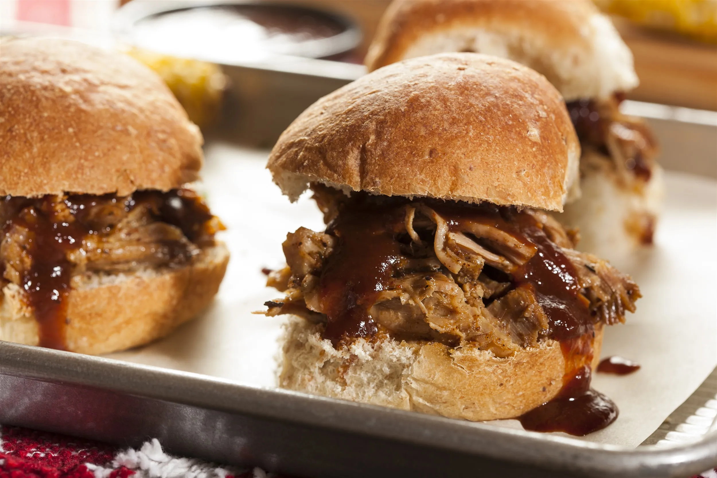 Smokey BBQ Chicken or Pork Sliders