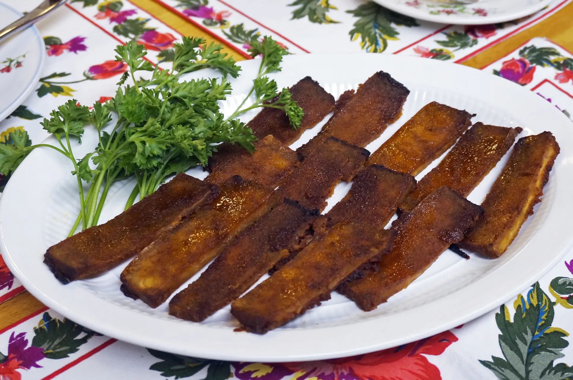 Smoky Maple Tofu Bacon