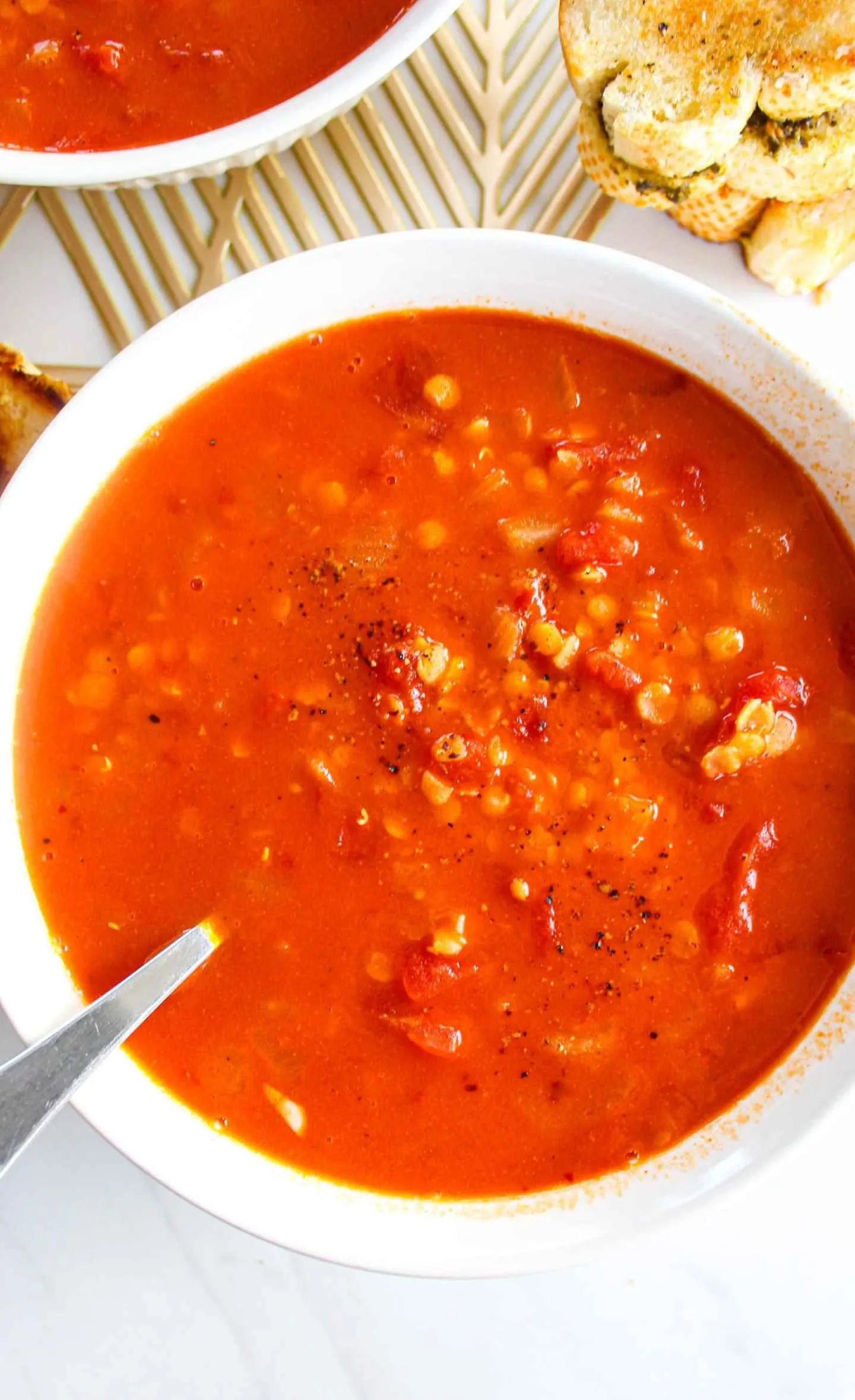 Smoky Tomato Lentil Soup