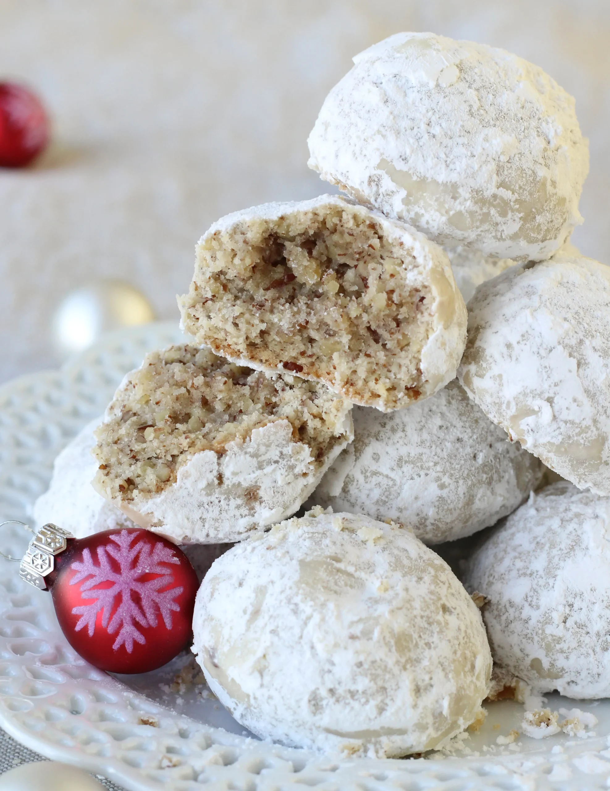 Snowball Cookies with Pecans