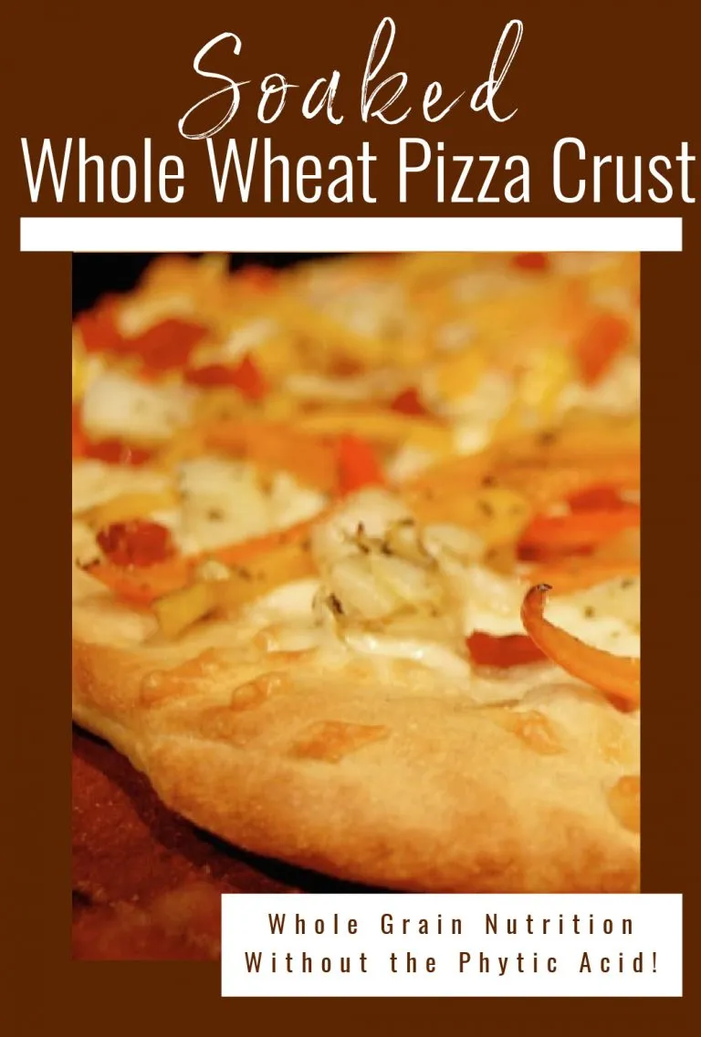 Soaked Whole Grain Pizza Crust