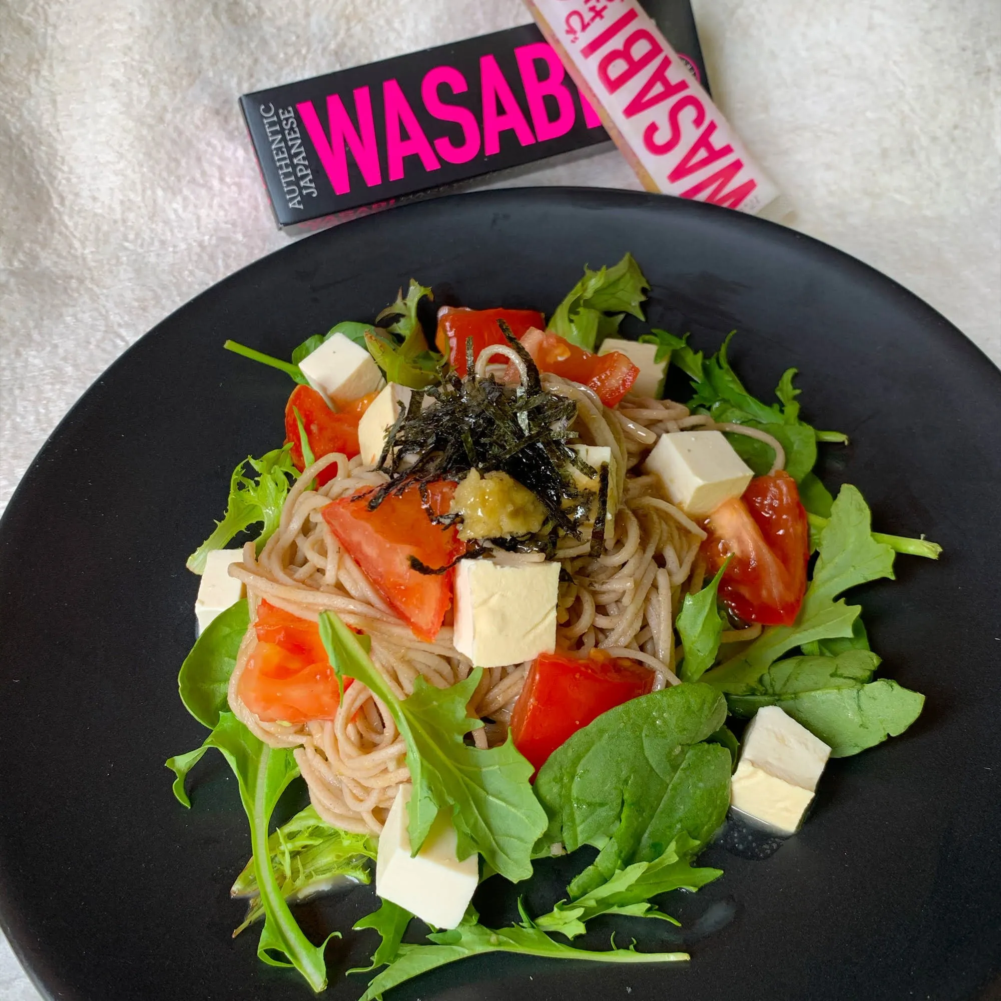 Soba Salad with Soy Wasabi Vinaigrette