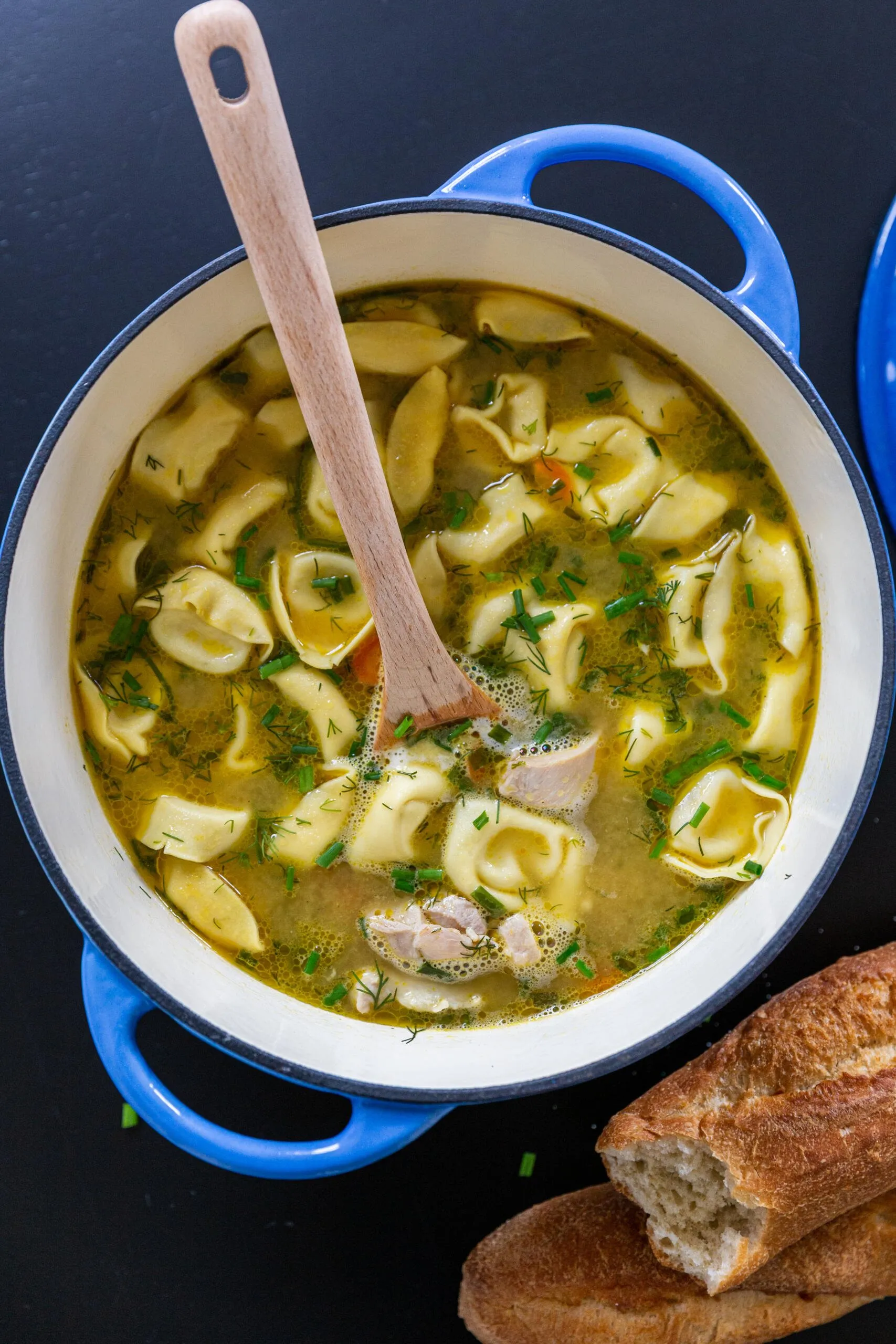 Sonja's Chicken and Tortellini Soup