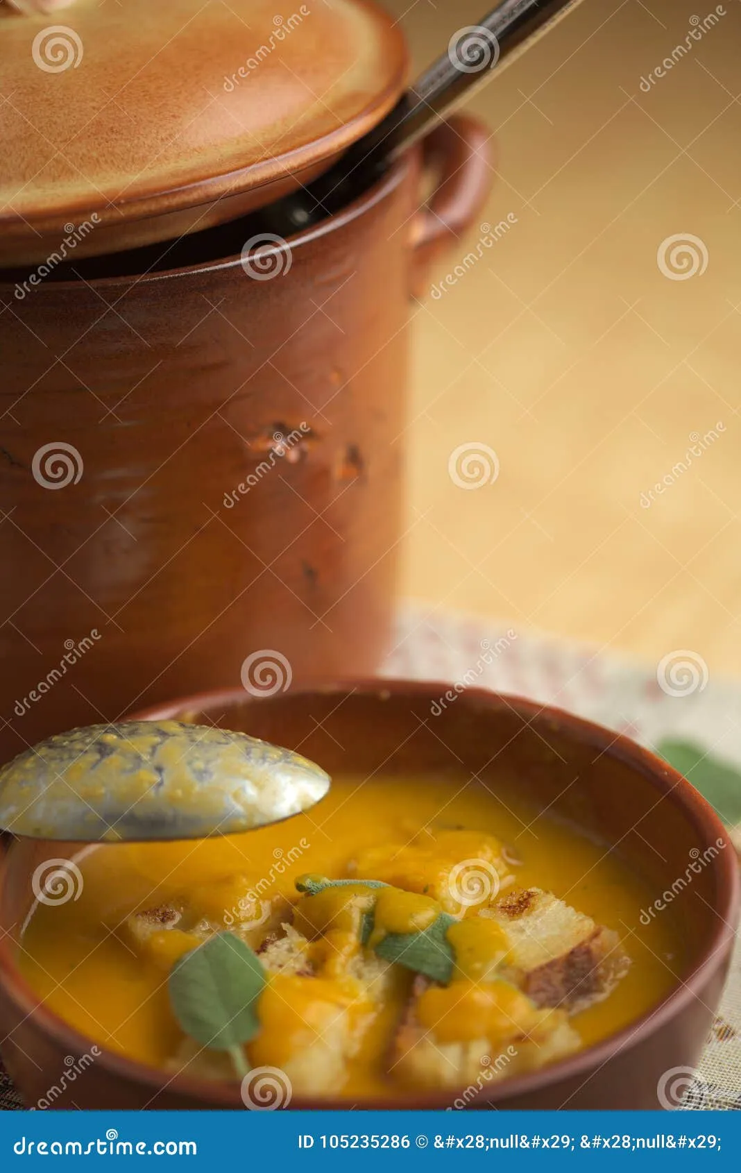 Sopa de Calabaza y Puerros