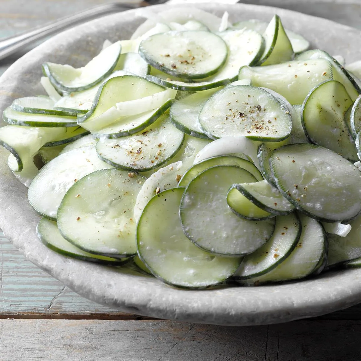 Sour Cream Cucumbers