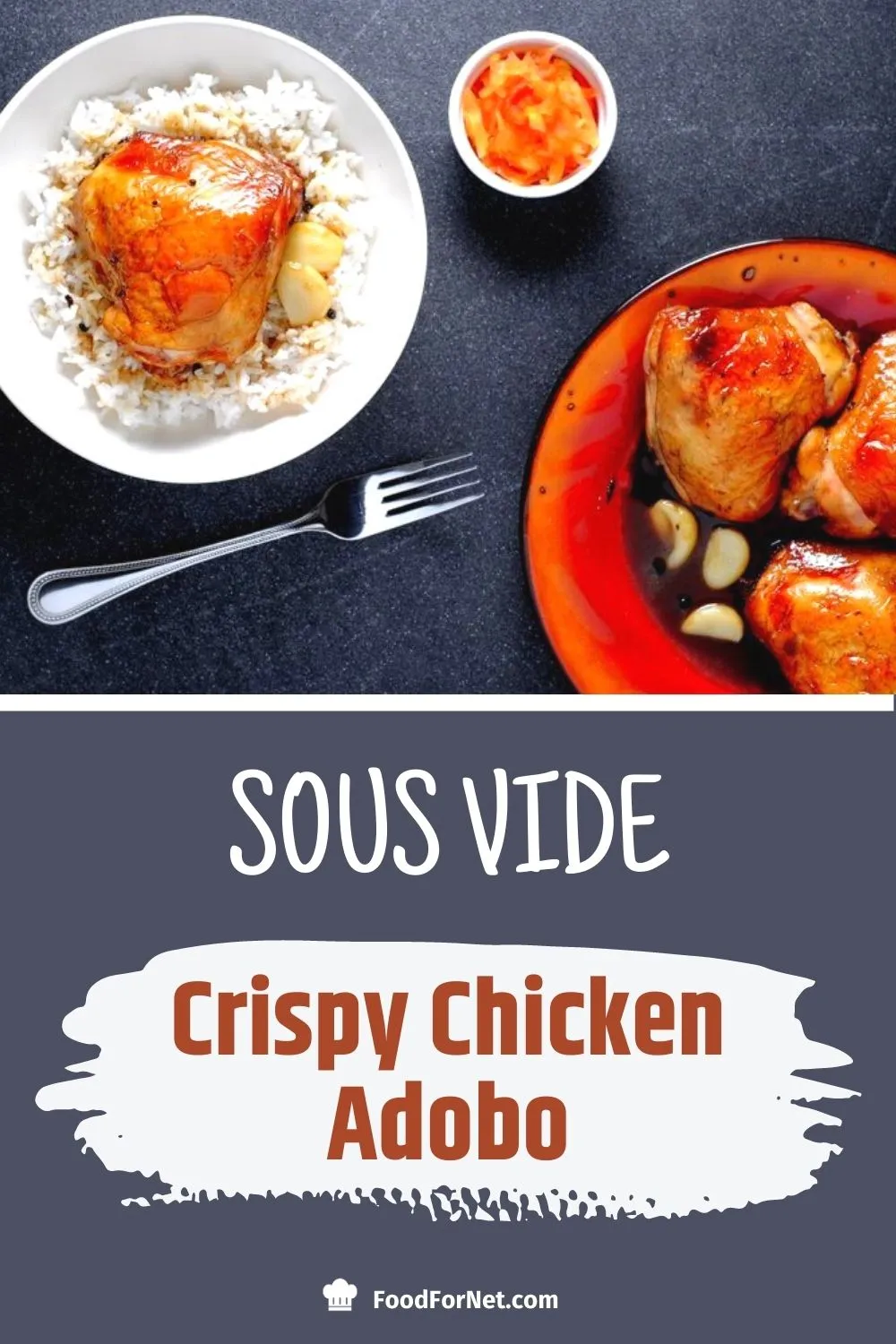 Sous Vide Chicken Adobo