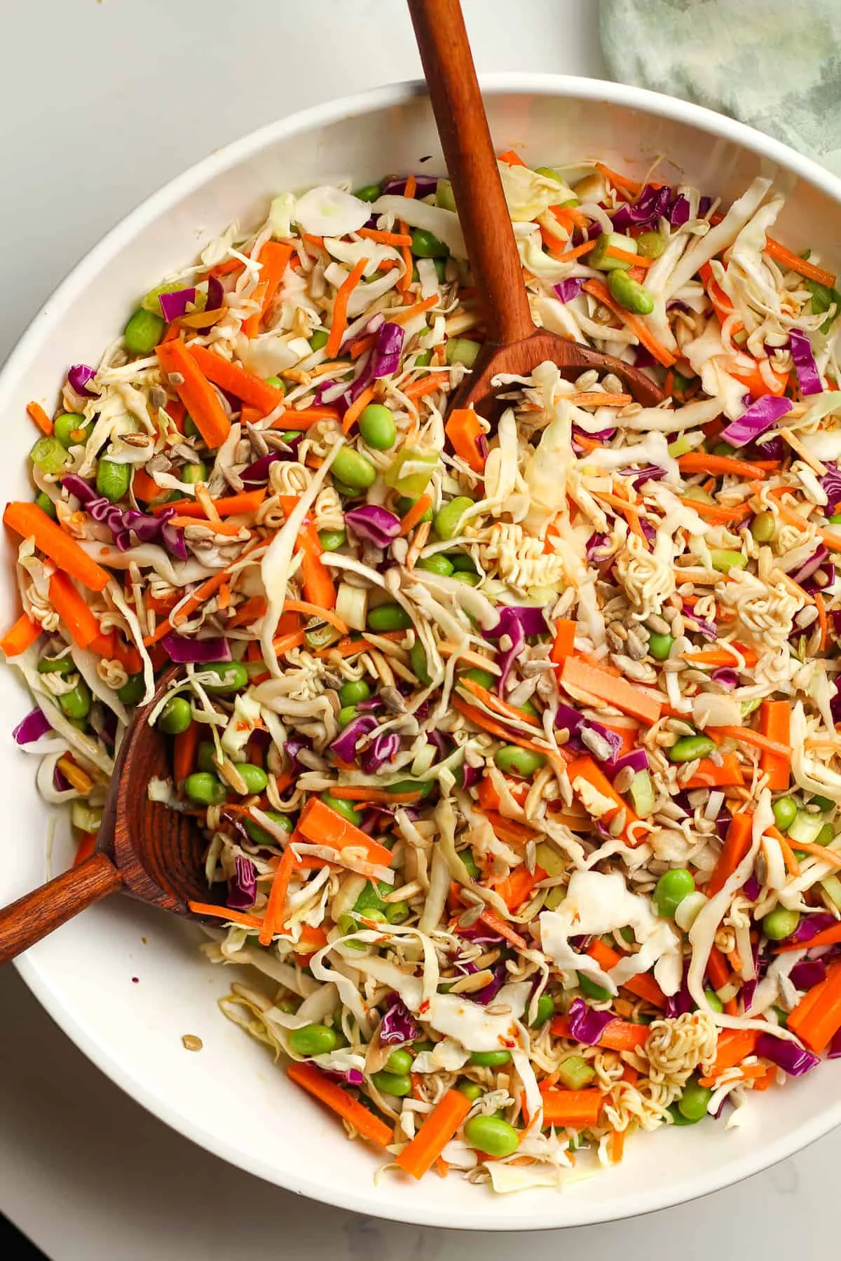 Southeast Asian Cabbage Salad with Cucumber, Peanuts, and Cilantro