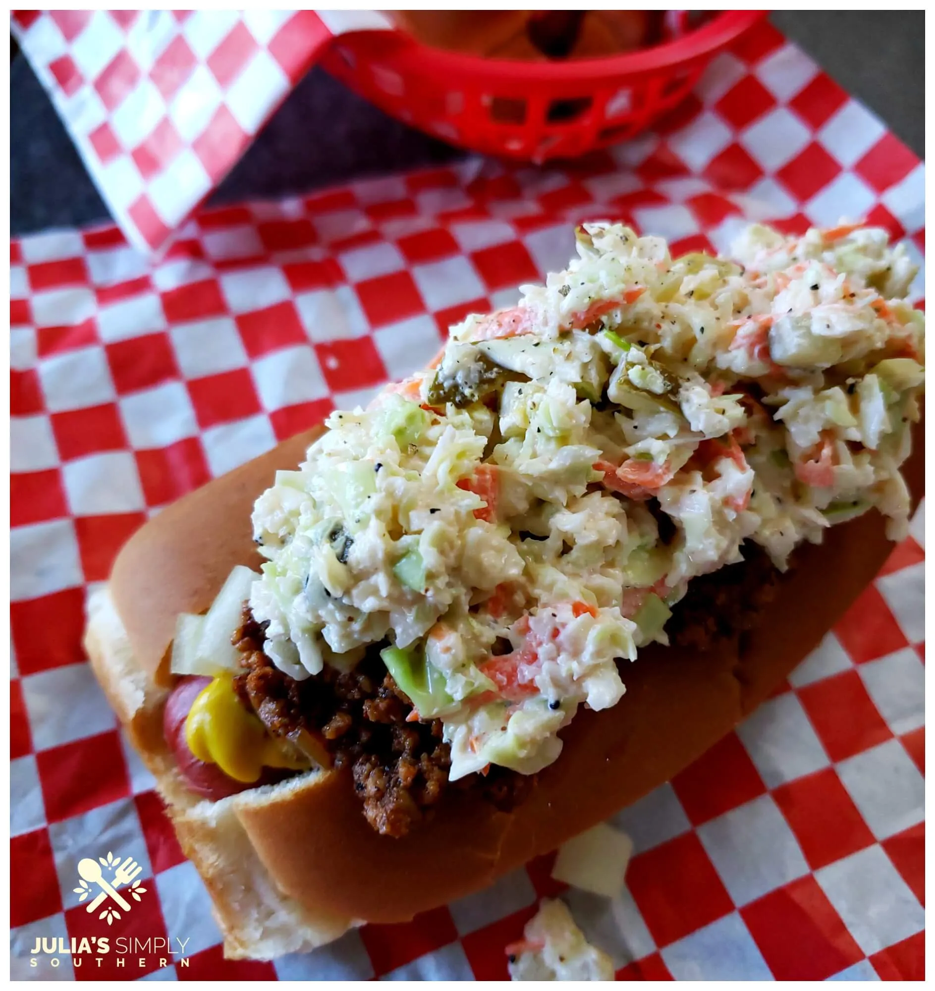 Southern Slaw Dogs with Slawsa