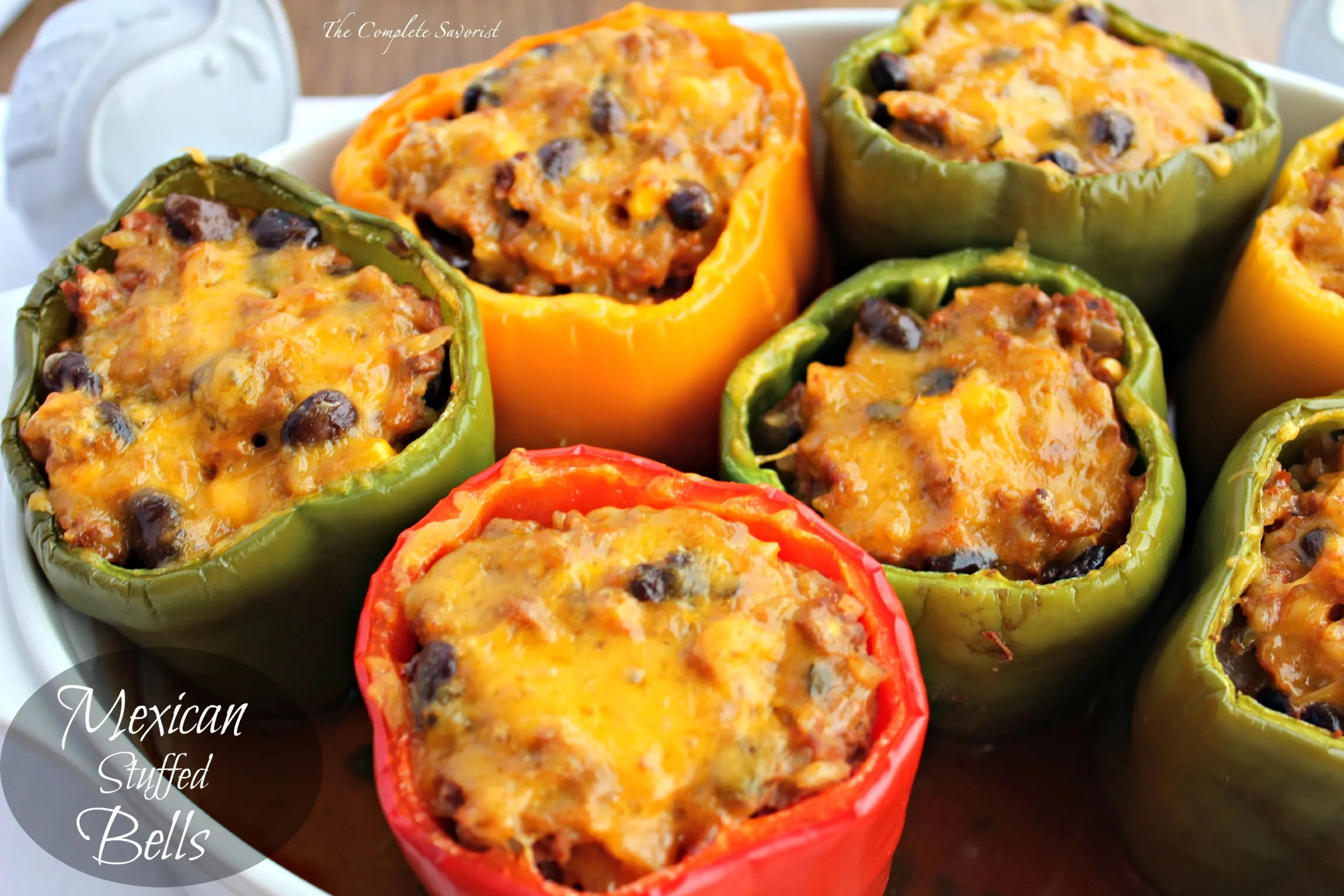 Spanish Style Stuffed Bell Peppers