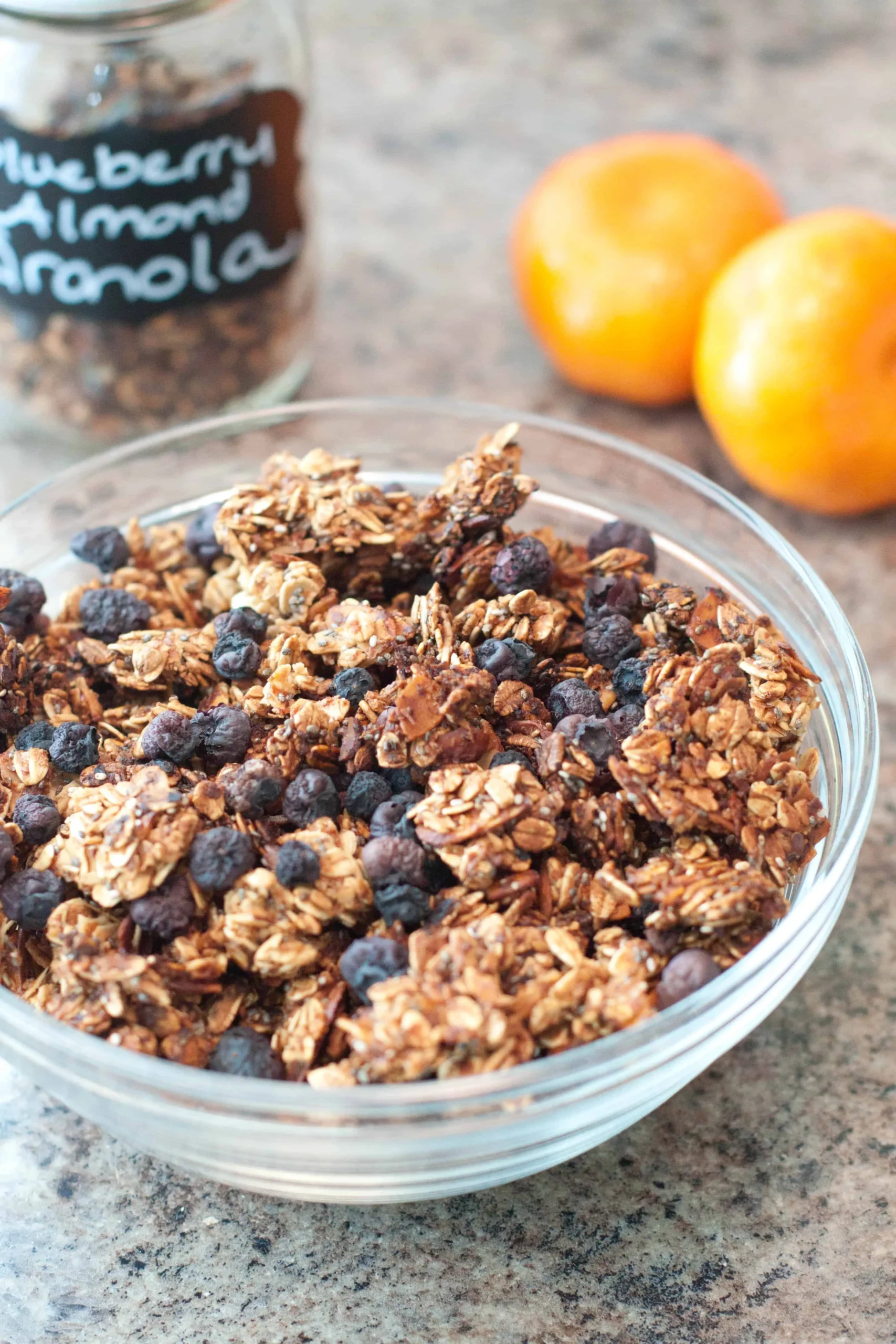 Spiced Blueberry Almond Granola