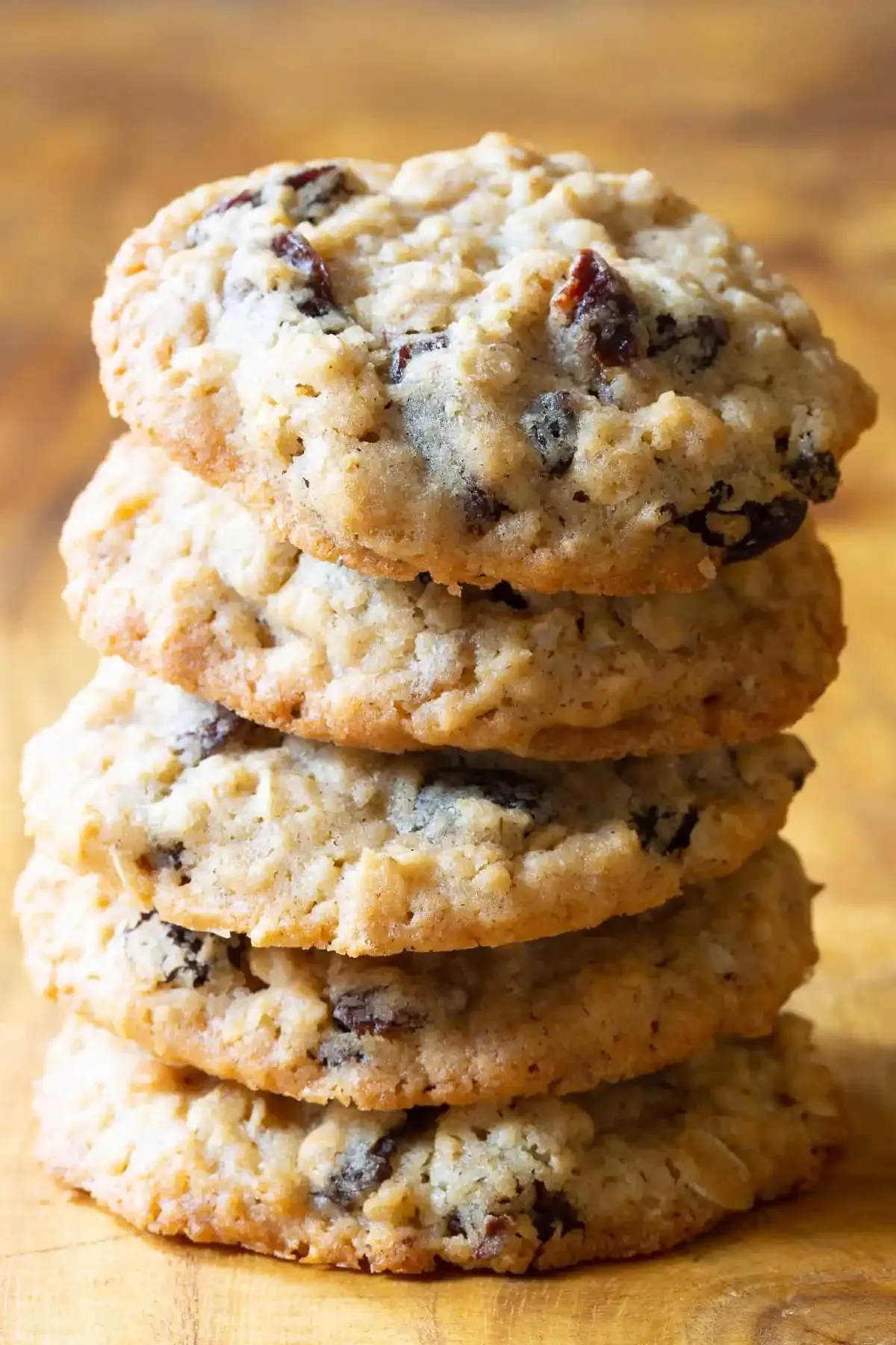 Spiced Oatmeal Raisin Cookies