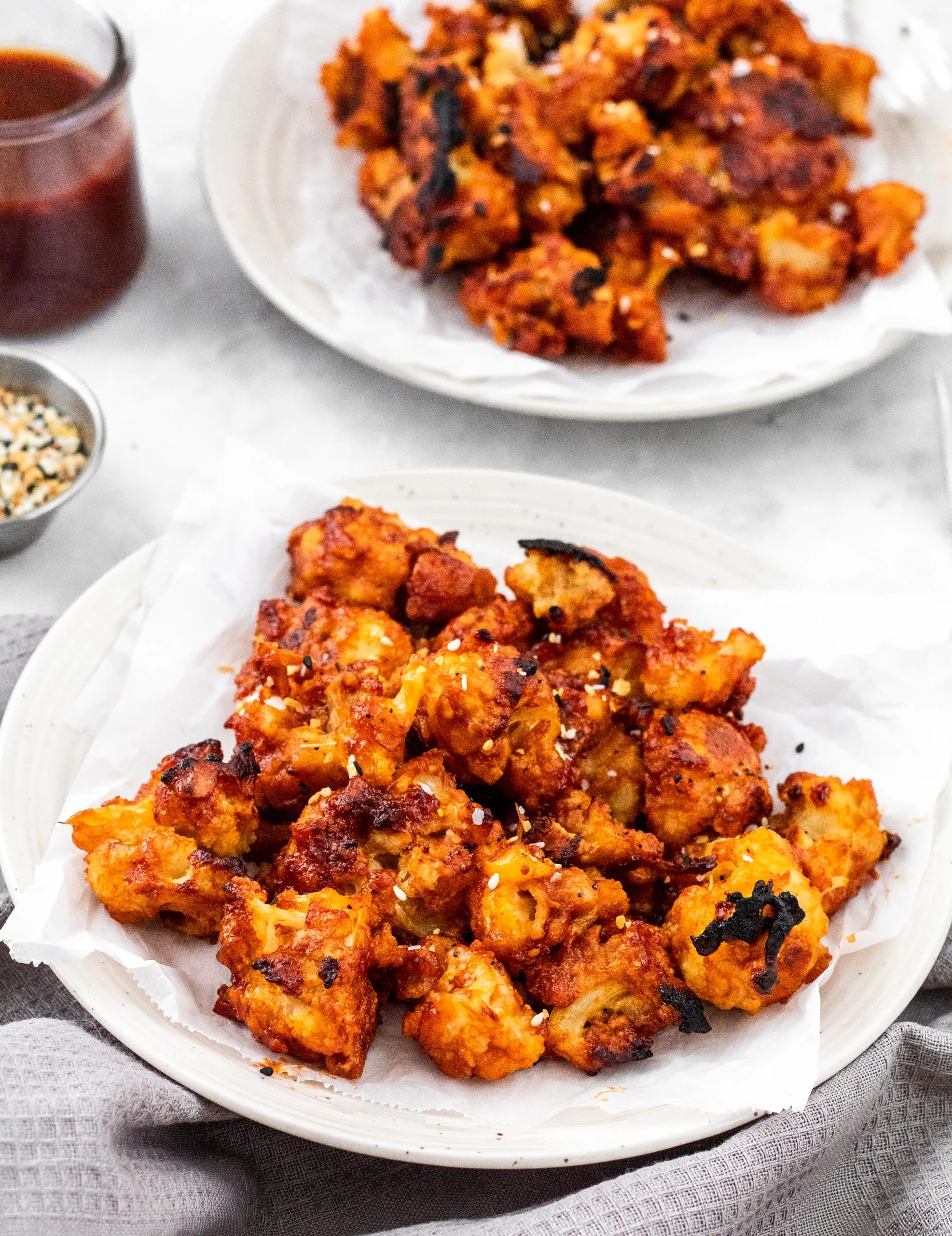 Spicy Orange Sriracha Cauliflower Wings