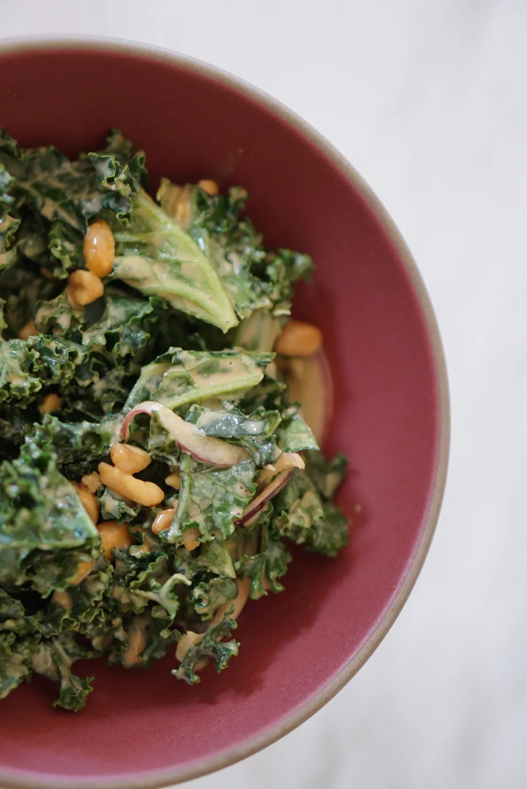 Spicy Peanut Kale Salad