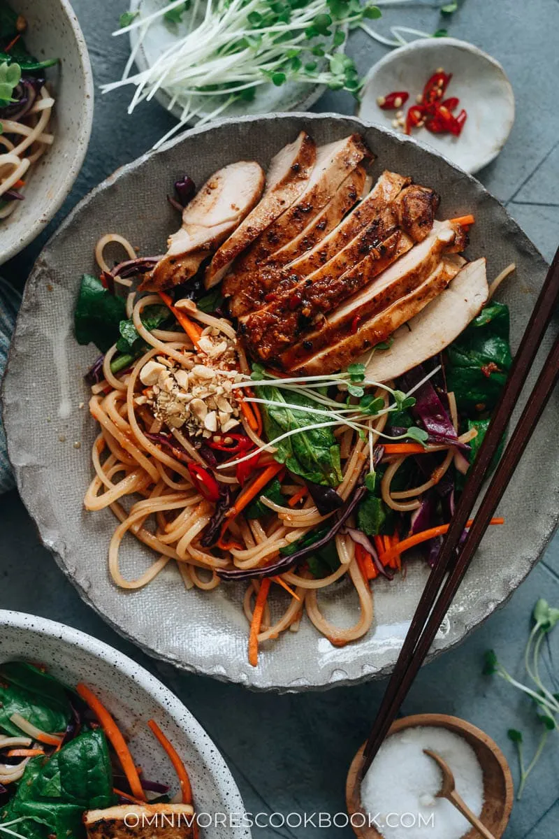 Spicy Rice Noodle Salad