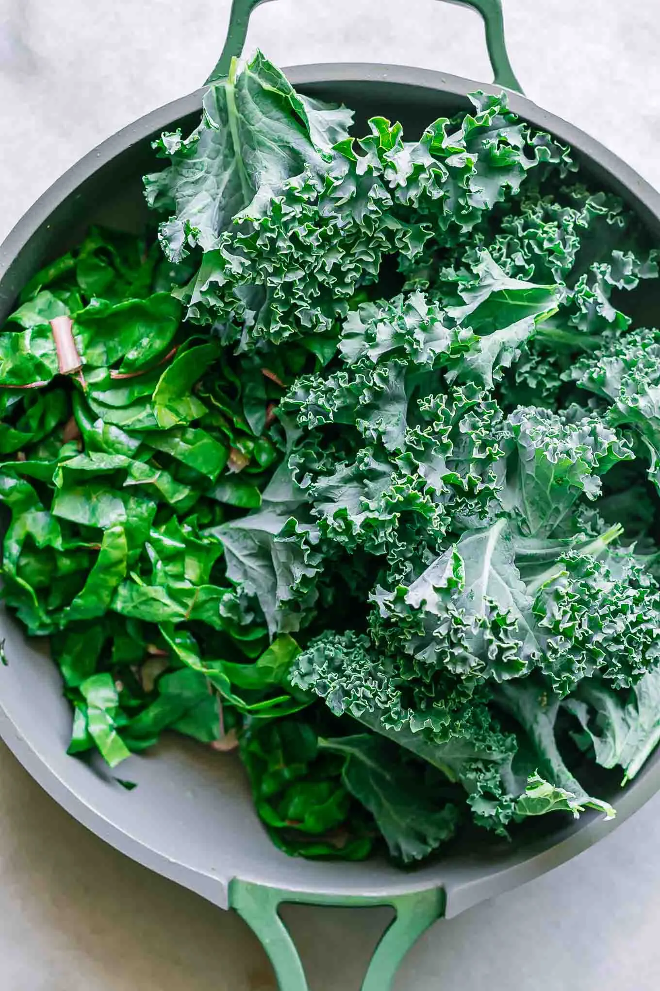 Spicy Soy Kale and Chard